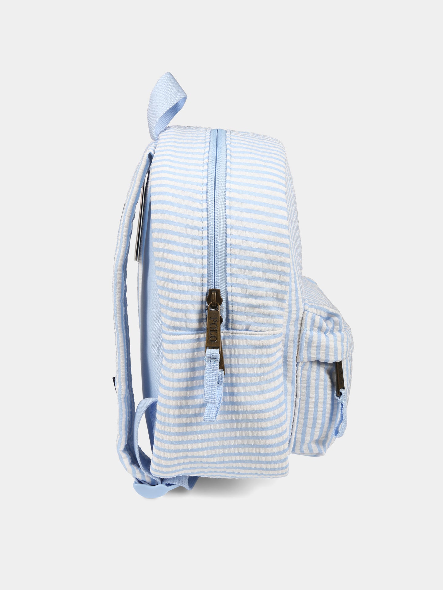 Zaino azzurro per bambino,Ralph Lauren Kids,23WMRL7AR068 W2O