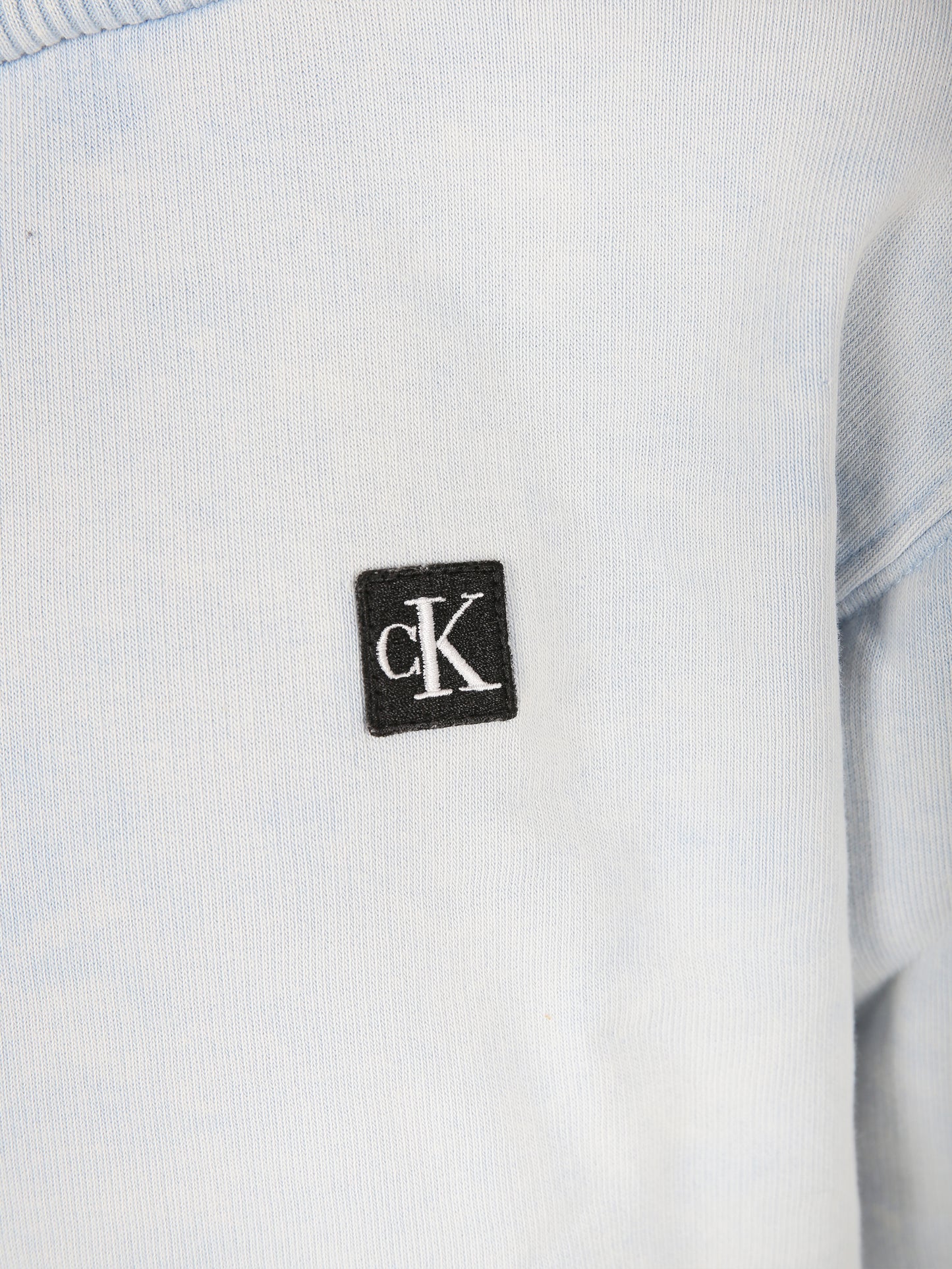 Felpa celeste per bambino con logo,Calvin Klein Kids,23FMCKIB0IB01950 CYR