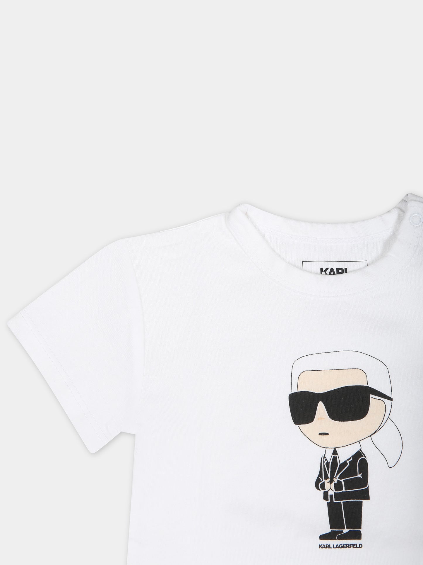 Completo multicolor per neonato con stampa Karl,Karl Lagerfeld Kids,Z30134 N50