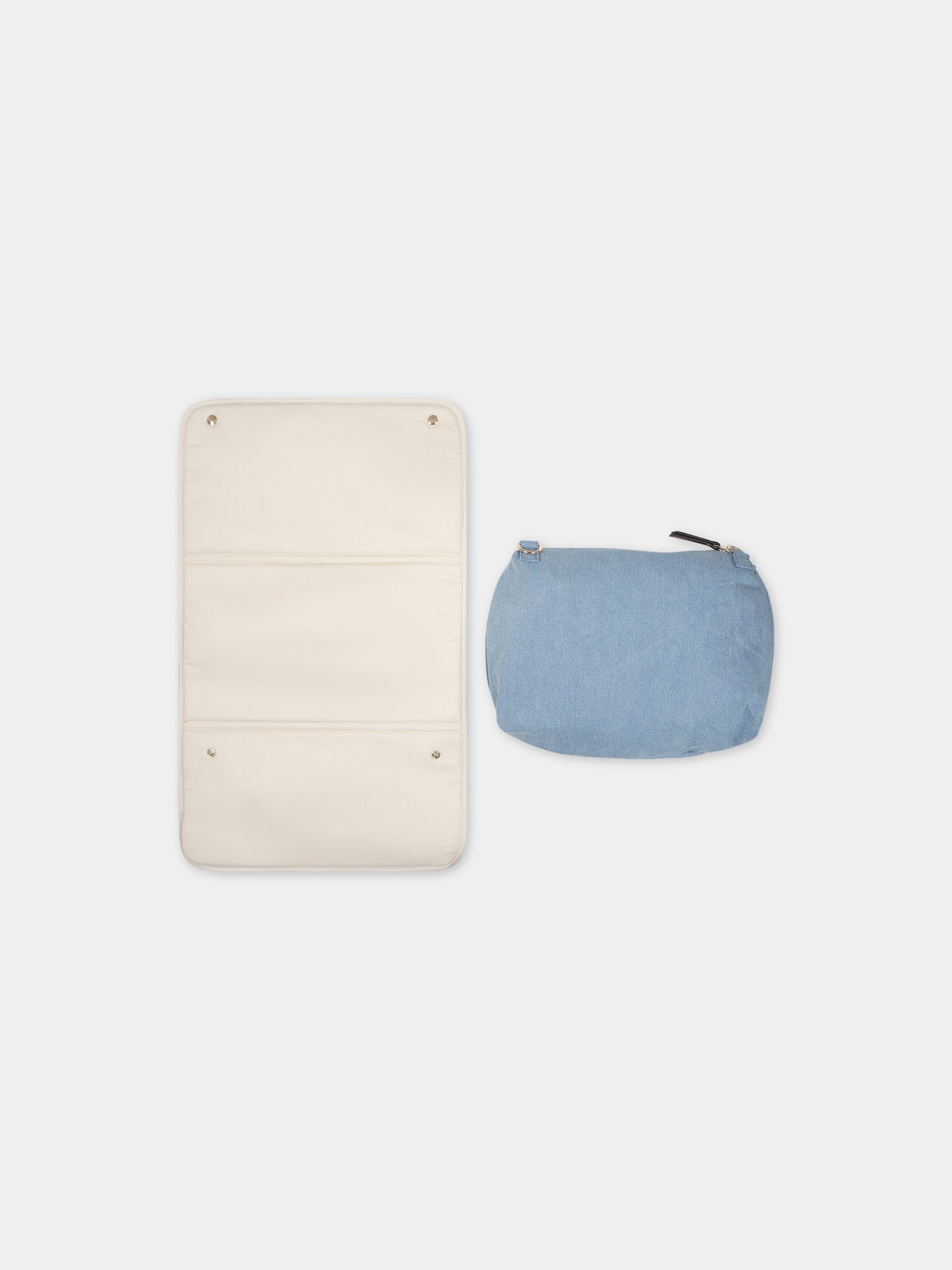 Borsa mamma denim per neonata,Chloé Kids,C20191 Z10