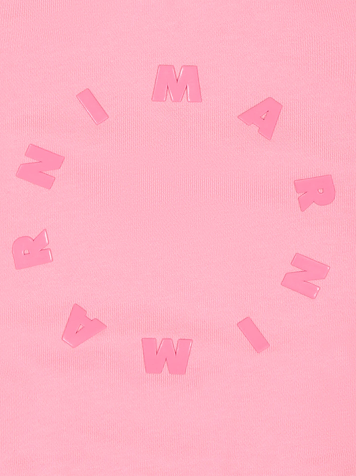 Felpa rosa per neonata con logo,Marni Kids,M01137 M00NF MS44B 0M340