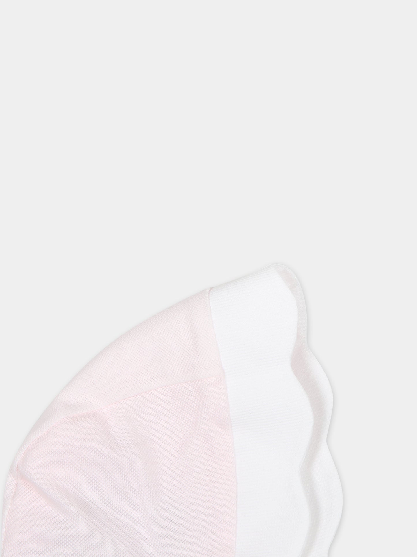 Cuffia rosa per neonata,La Stupenderia,TBCP56N03