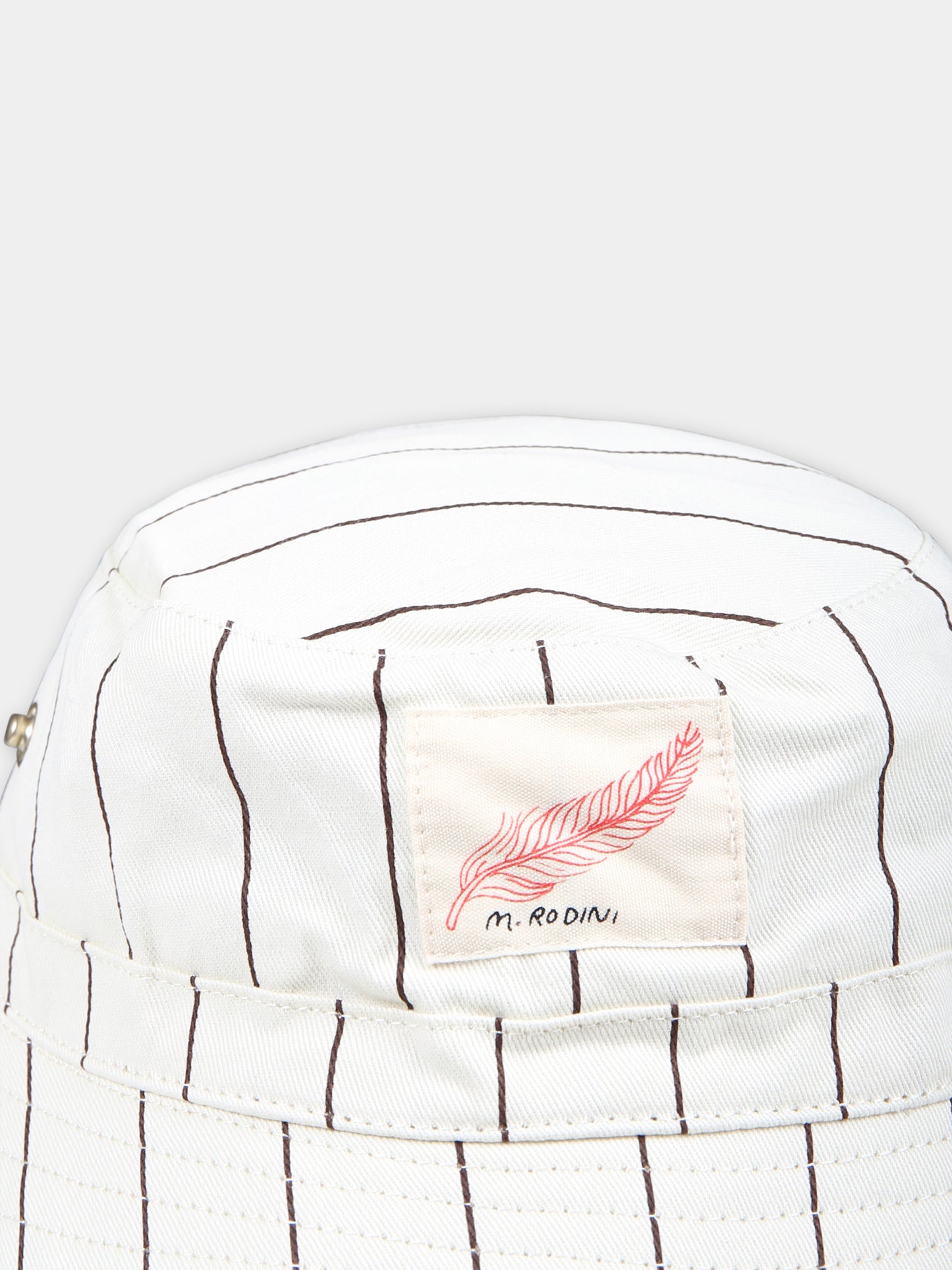 Cloche avorio per bambini con righe,Mini Rodini,2426510011