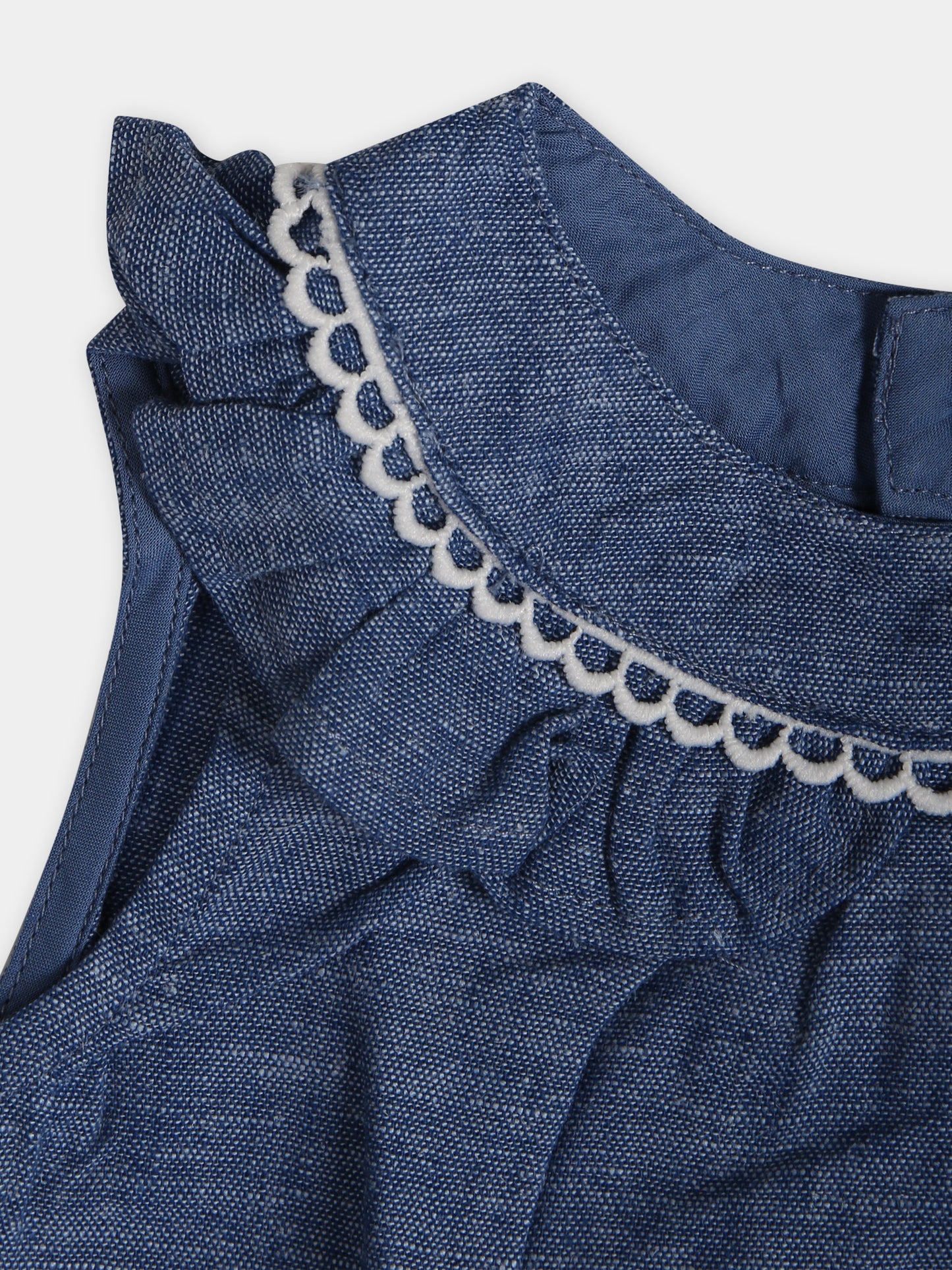 Completo in denim per neonata,Mayoral,1298 084