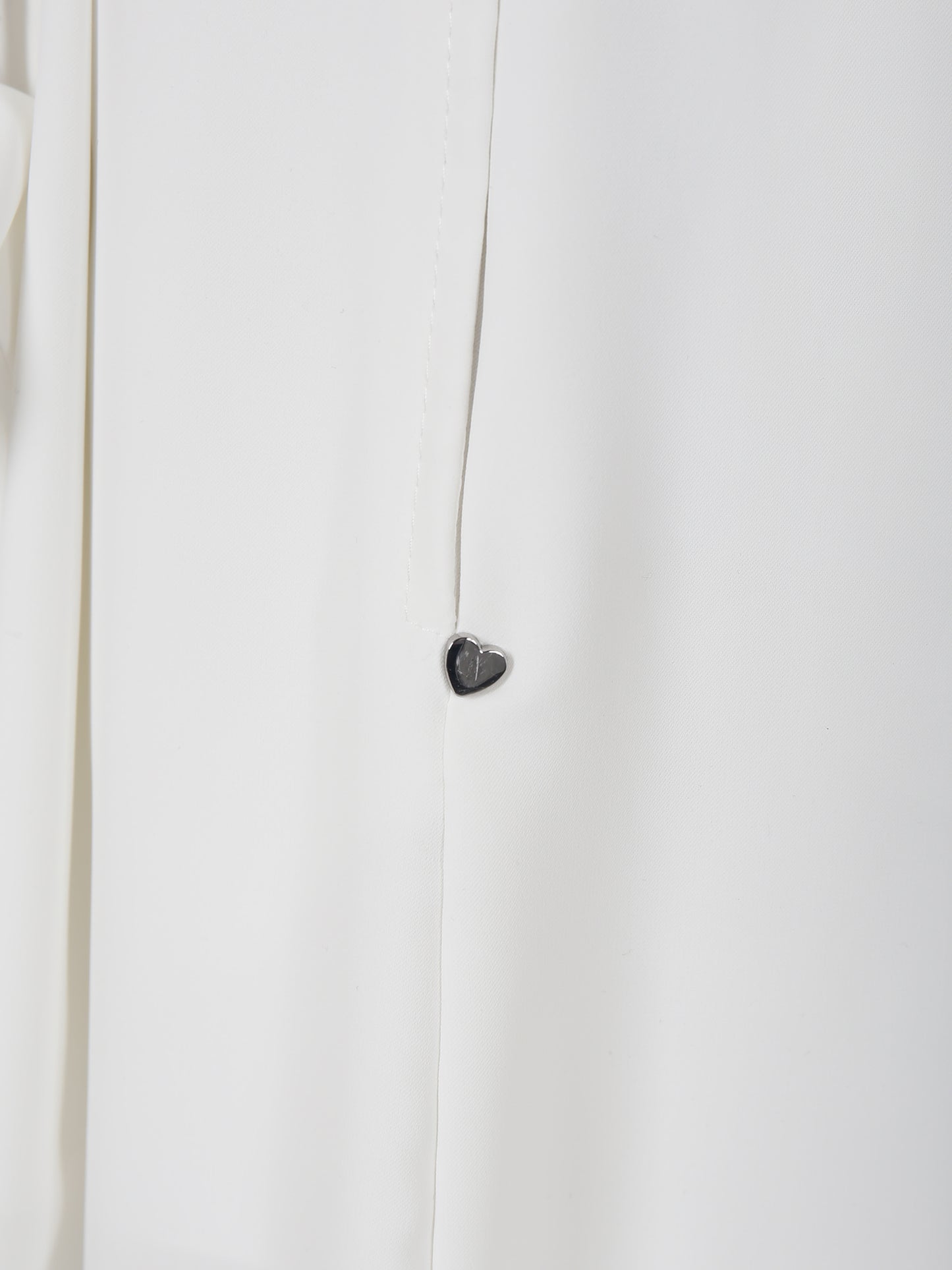 Pantaloni bianchi per bambina con cintura con fiocco,Monnalisa,71C406 3113 0001