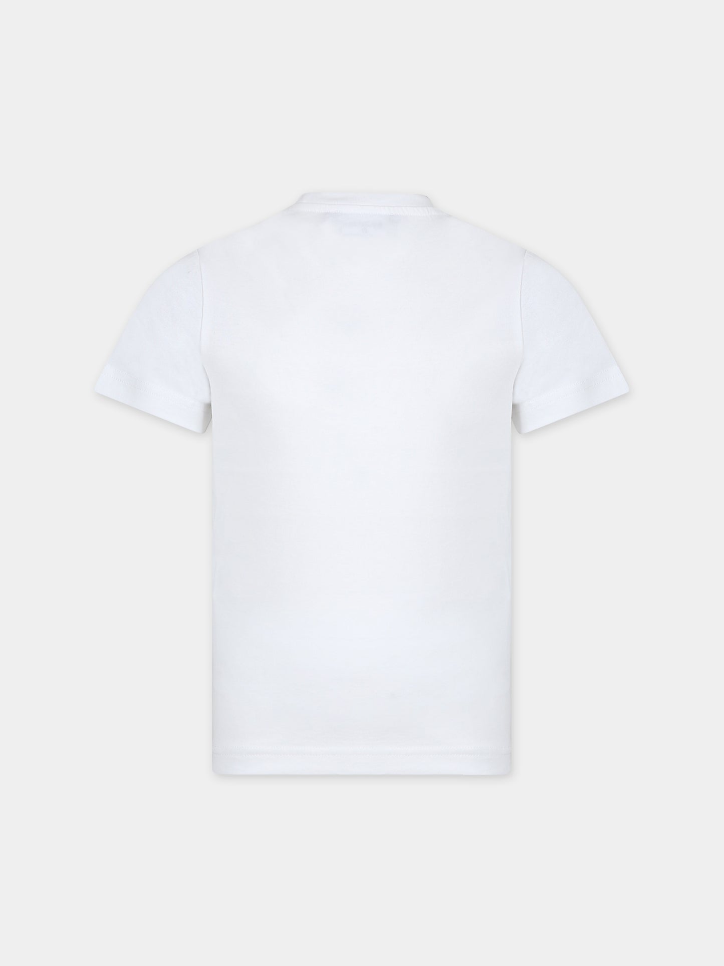 T-shirt bianca per bambino con logo,Dsquared2,DQ0515 D00MQ DQ100