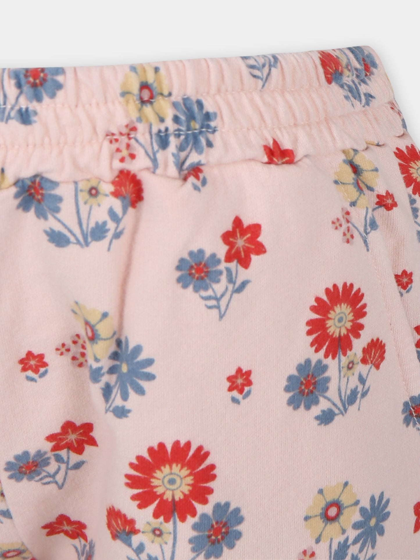 Shorts ros aper bambina con stampa fiori,Coco Au Lait,16COCO S010