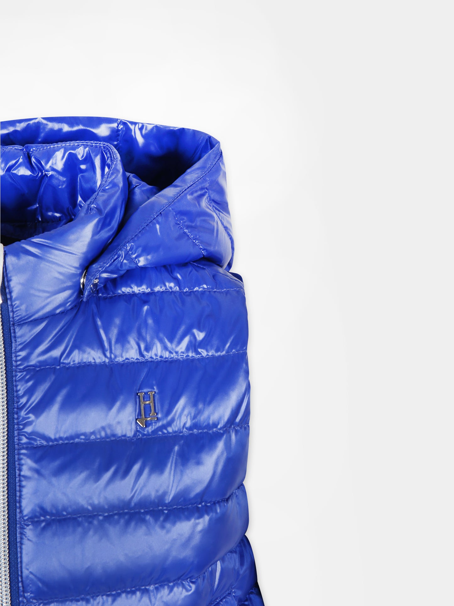 Gilet blu per bambino con logo,Herno Kids,PI000008X 12017 9224