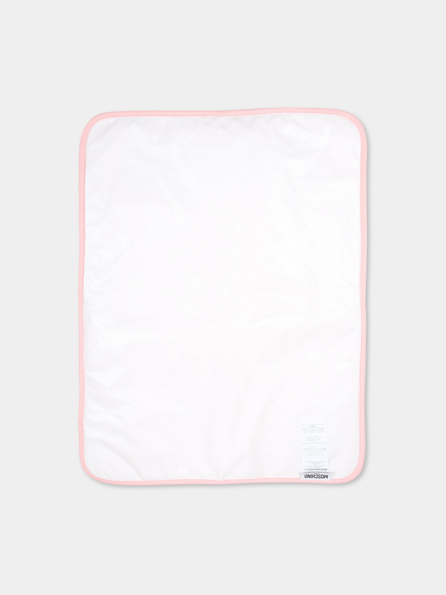 Borsa mamma rosa per neonata con tre Teddy Bears,Moschino Kids,MVX03D LCA40 50209