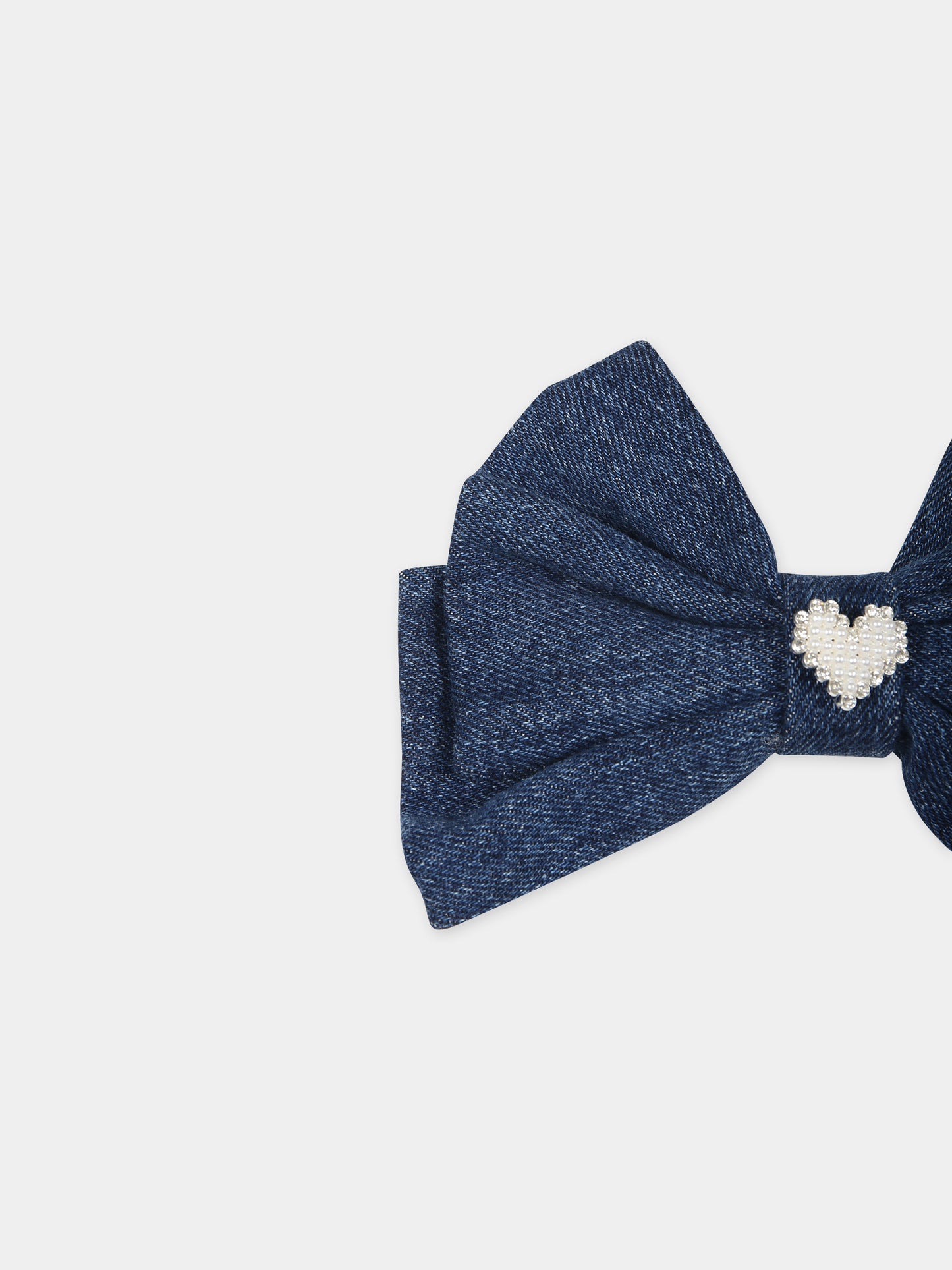 Fermaglio blu per bambina con cuore,Self-portrait,PF24 744 BL