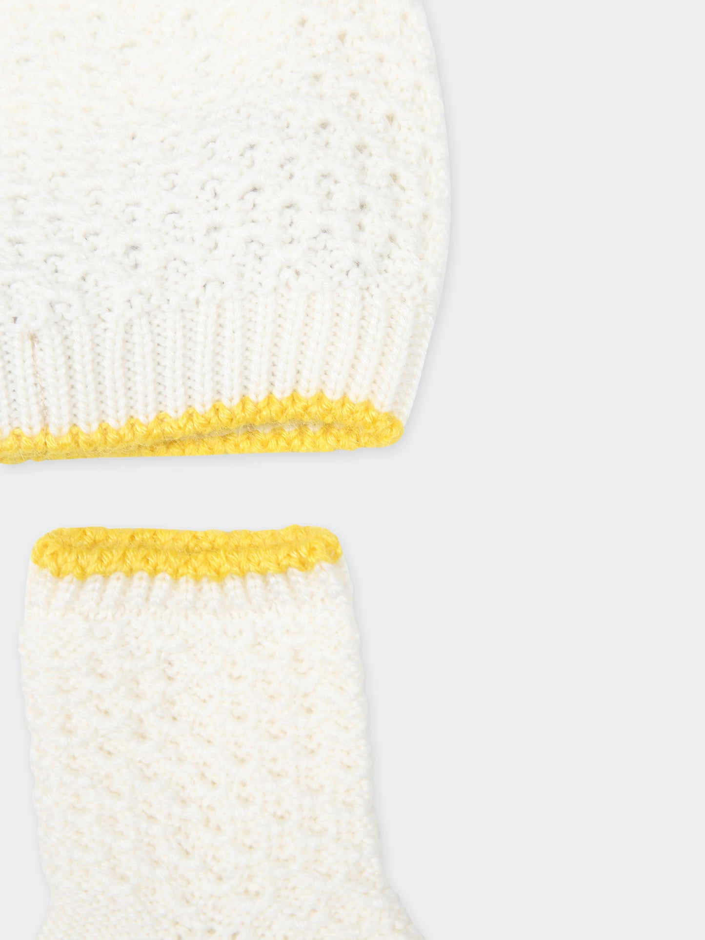 Set accessori avorio per neonati,Gensami,BOX01-B-APE MILKY WHITE