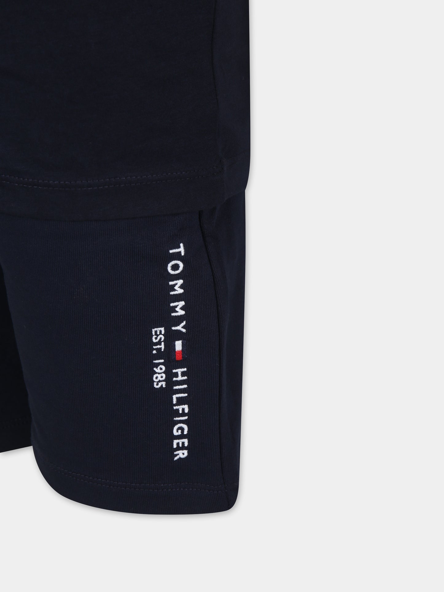 Completo blu per bambino con logo,Tommy Hilfiger Junior,24STHKB0KB08829J DW