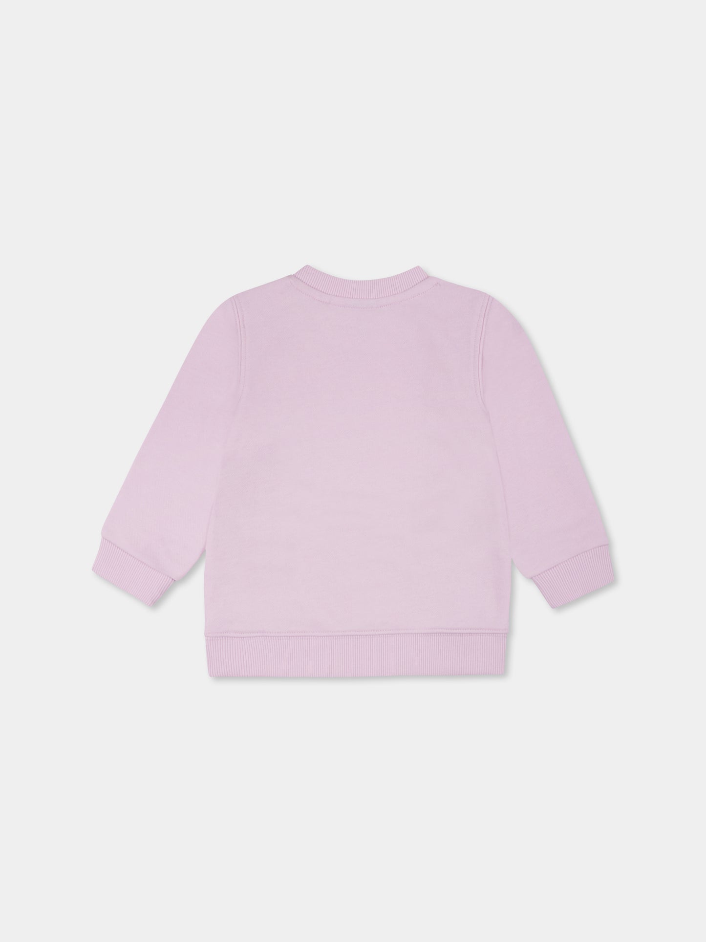 Felpa rosa per neonata con logo,New Balance,25S NBLAKG0157 LAKG0157 LIR