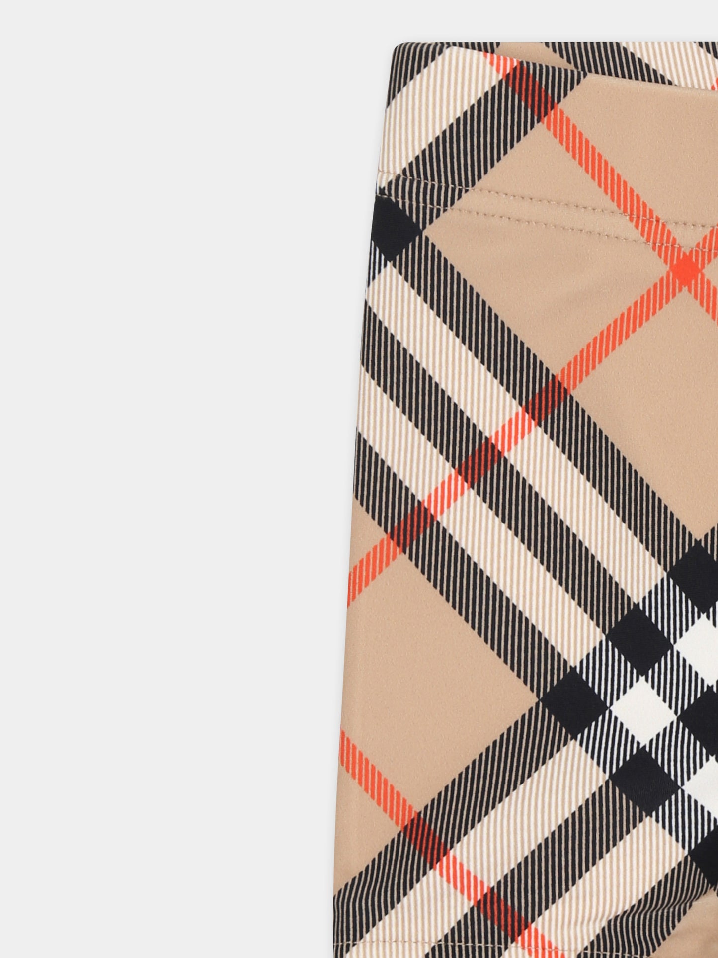 Boxer mare beige per neonato con check vintage,Burberry Kids,8100559 B9368