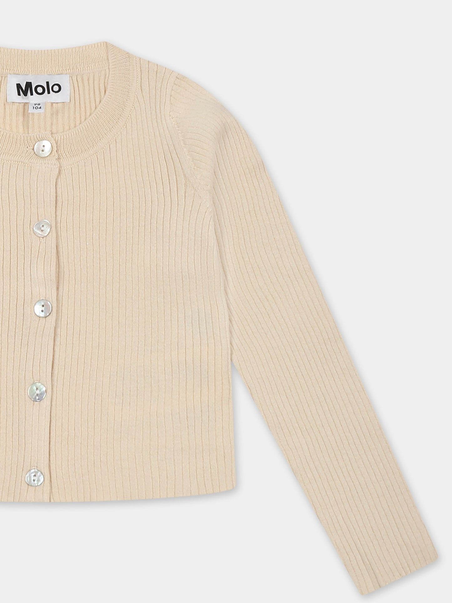 Ivory cardigan for girl