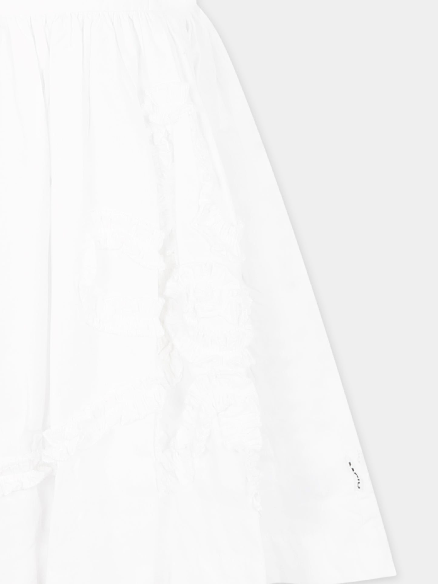 Vestito Cortney bianco per bambina con fiore,Molo,2S25E126 5474