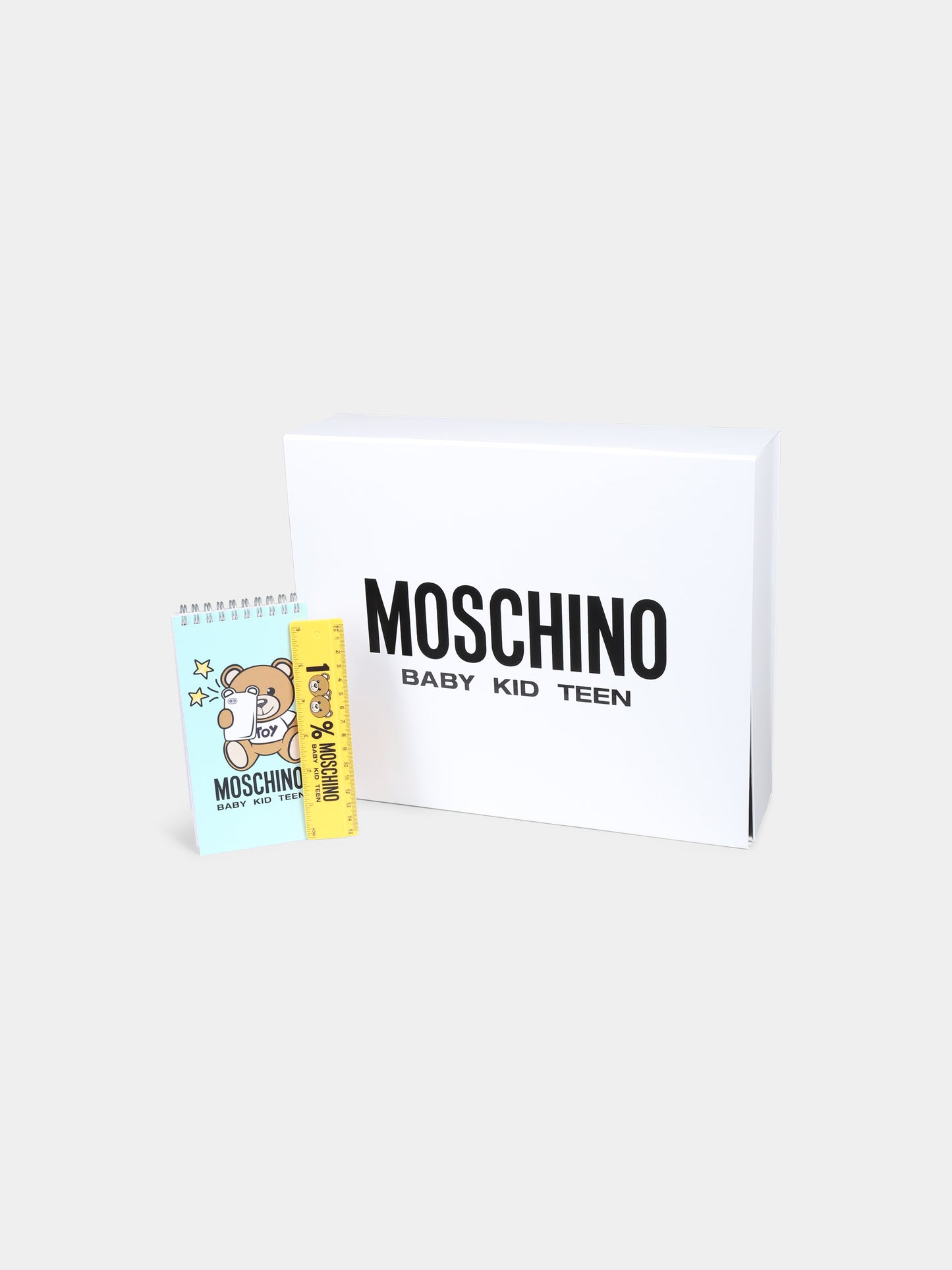 Kit Back To School by Moschino per bambini con Teddy Bear,Moschino Kids,BLOCK NOTES