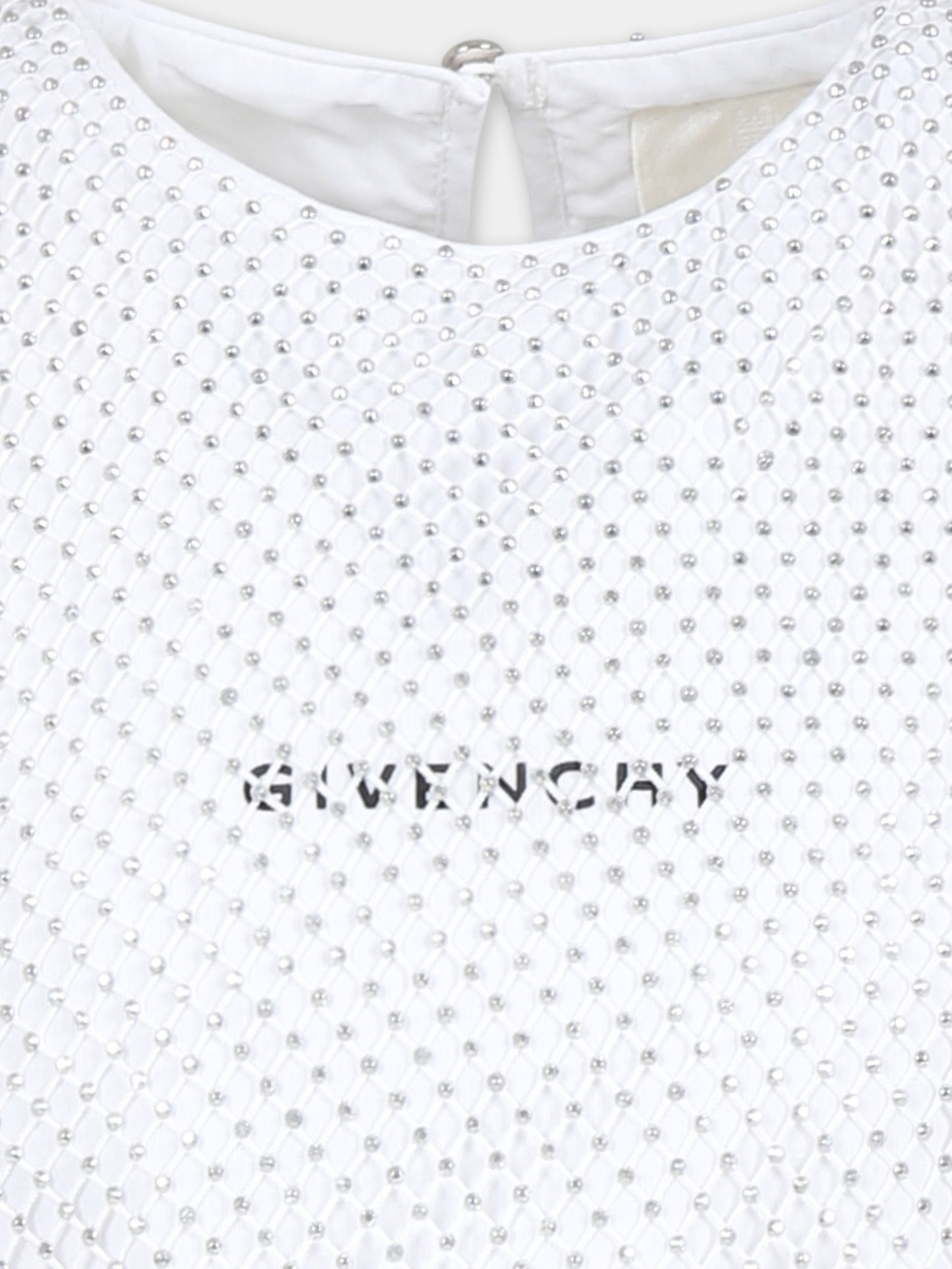 Grey top for girl with logo