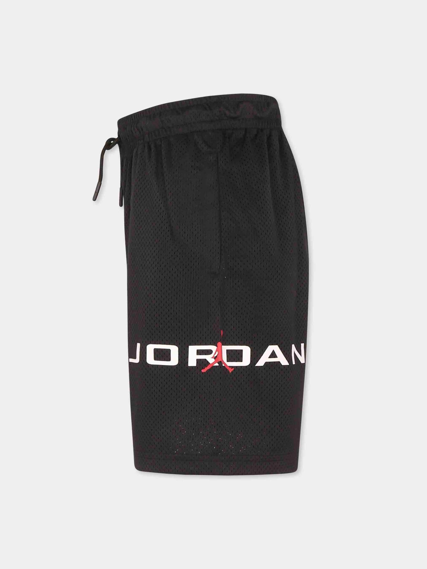 Shorts neri per bambino con logo e Jumpman,Jordan,95D667 023
