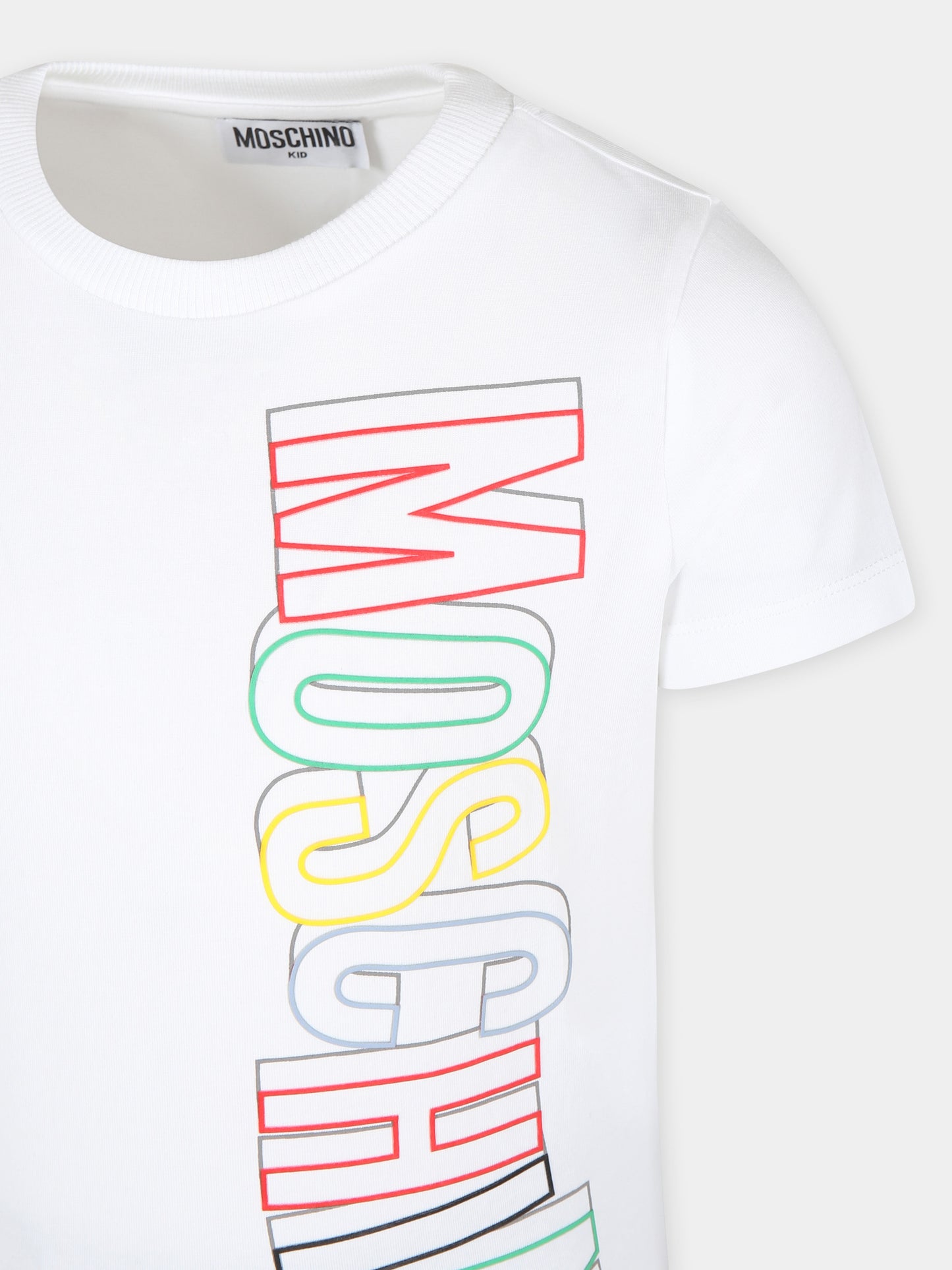 Completo nero per bambino con logo,Moschino Kids,HUG00M LDB0C 86556