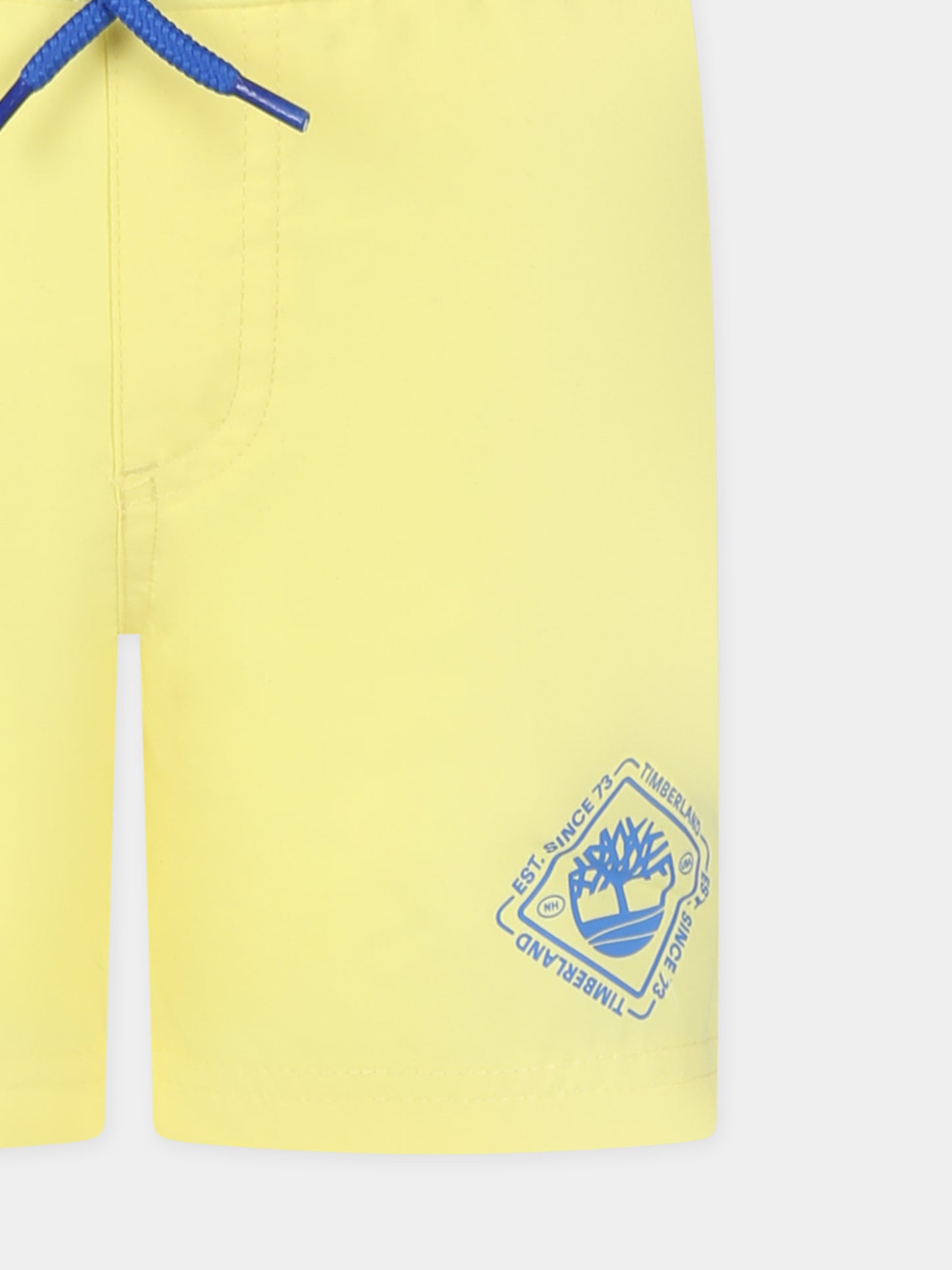 Boxer mare giallo per bambino con logo,Timberland,T60478 518