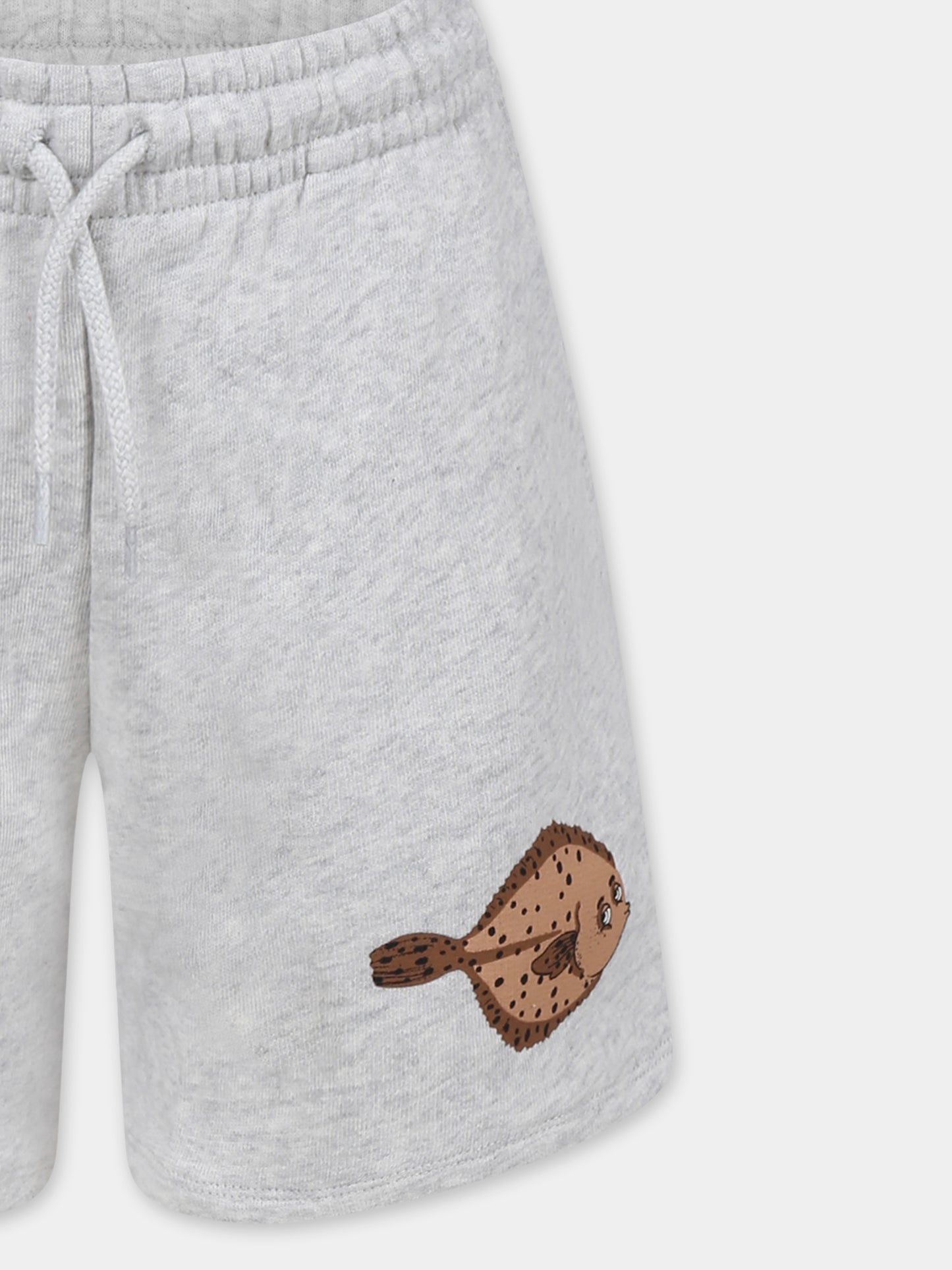 Shorts grigi per bambini con pesce palla,Mini Rodini,2523011694