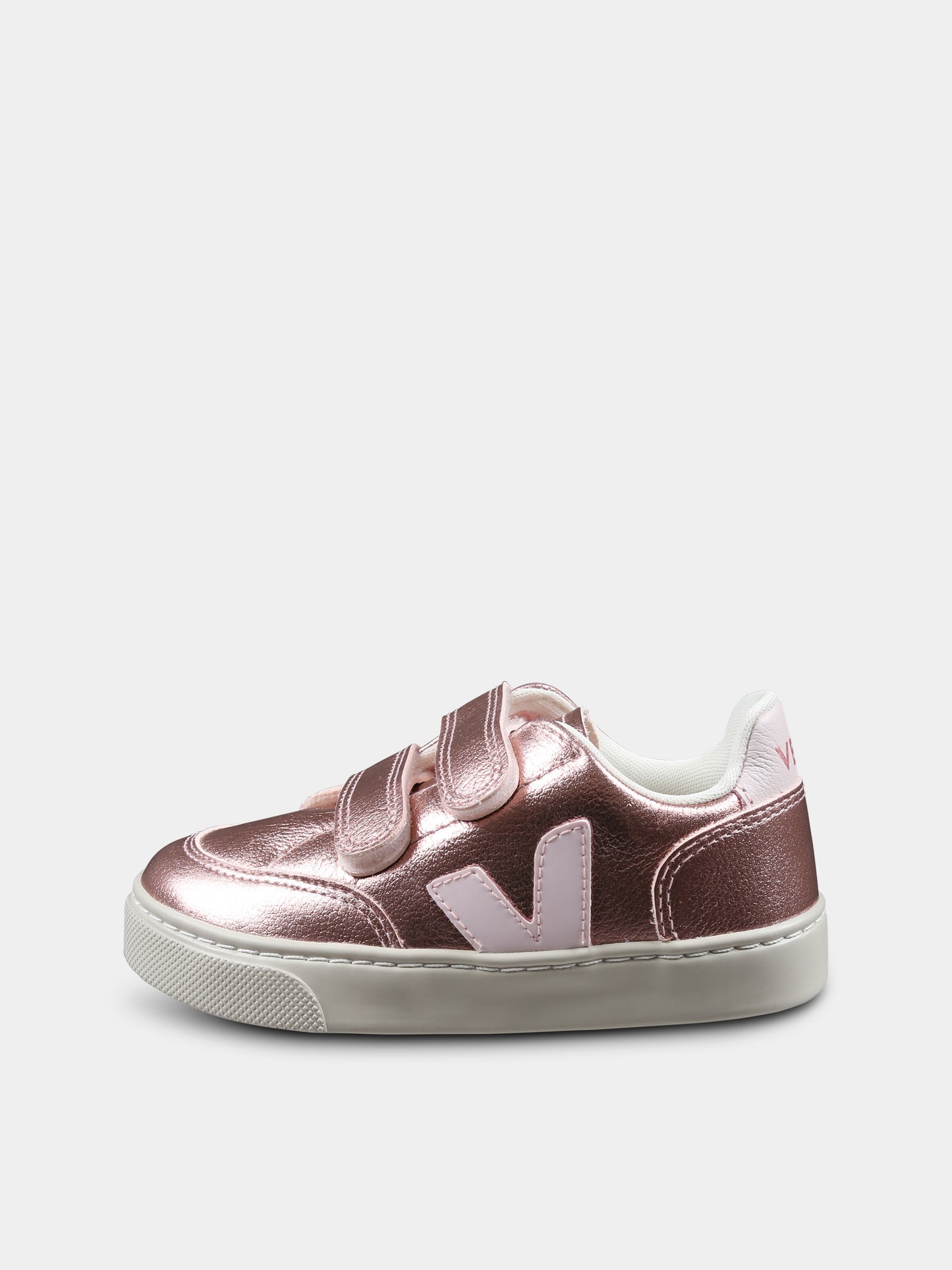 Pink sneakers for girl with logo