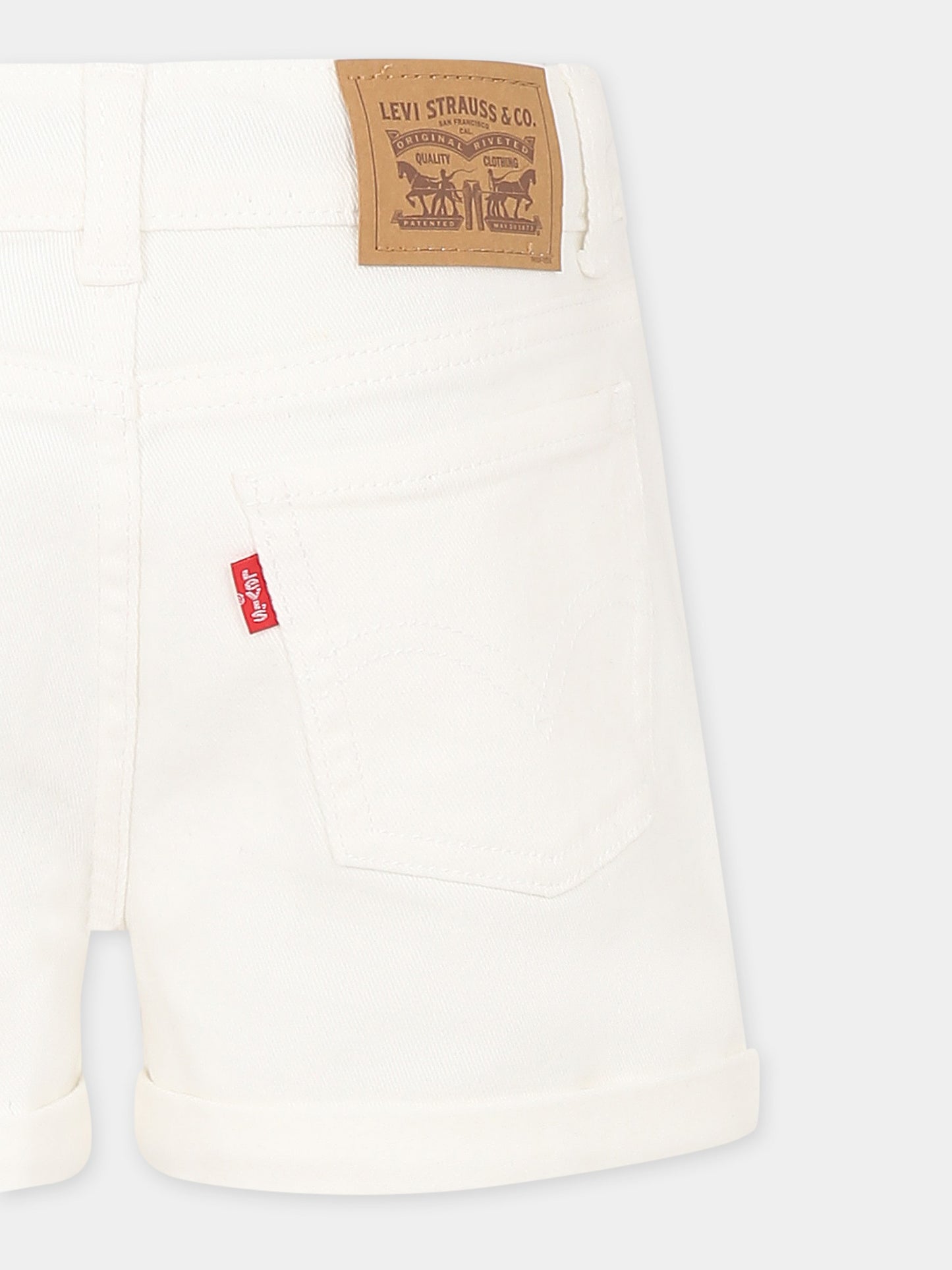 Shorts bianchi per bambina,Levi's Kids,H272 X38