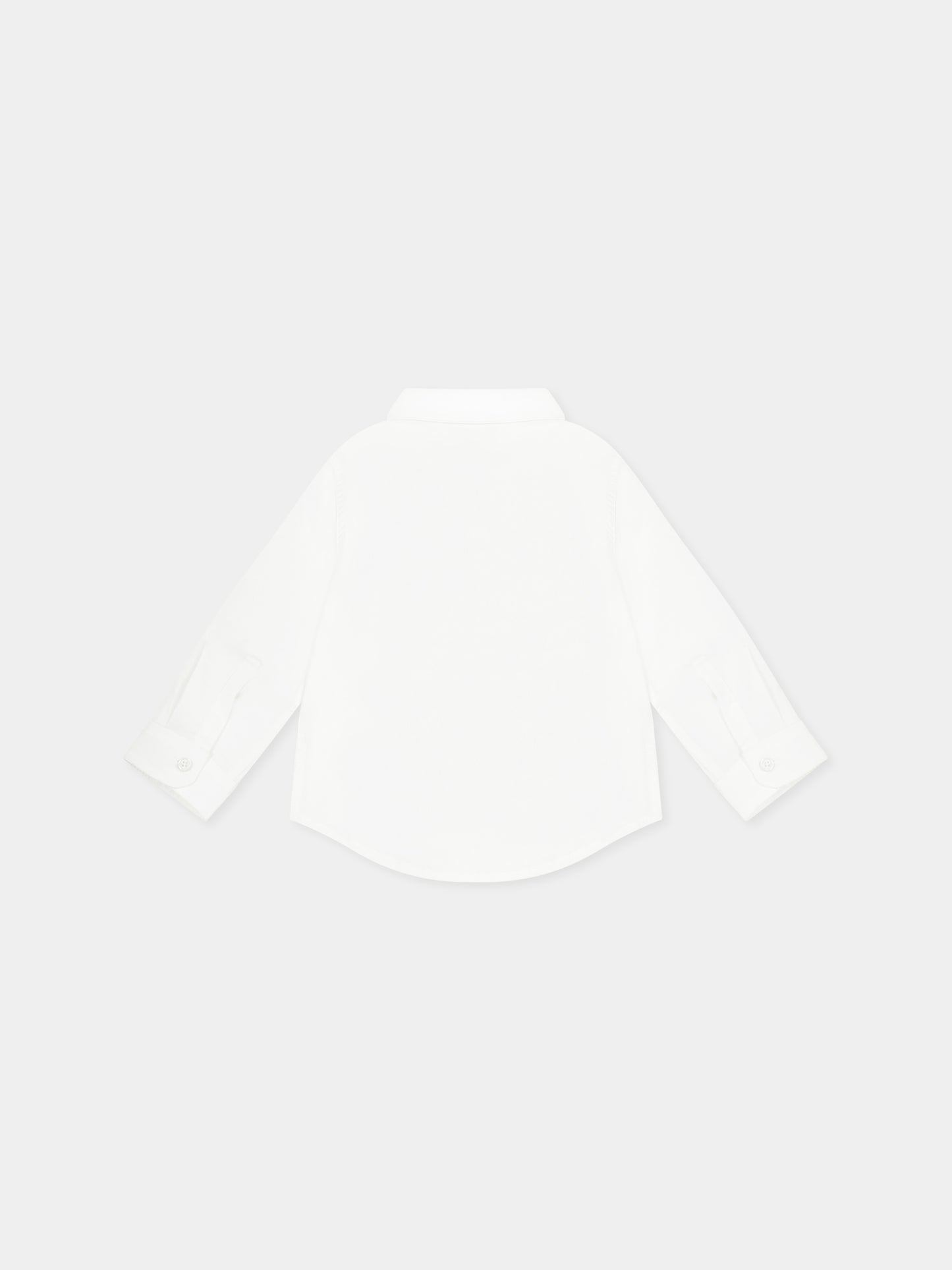 Camicia bianca per neonato con labirinto,Balmain Kids,BW5500 P0479 100OR