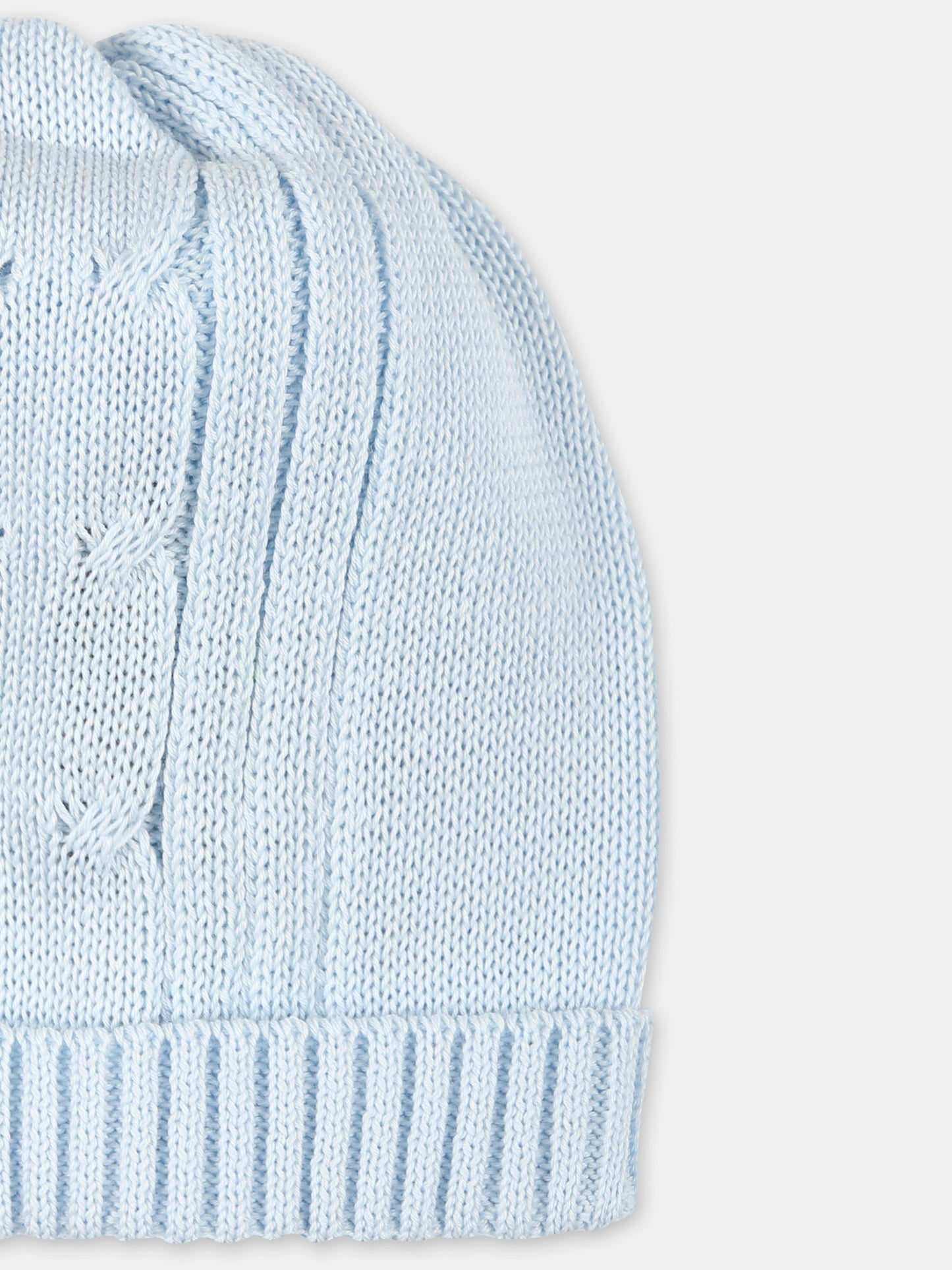 Cappello celeste per neonato,Little Bear,1114 CIELO