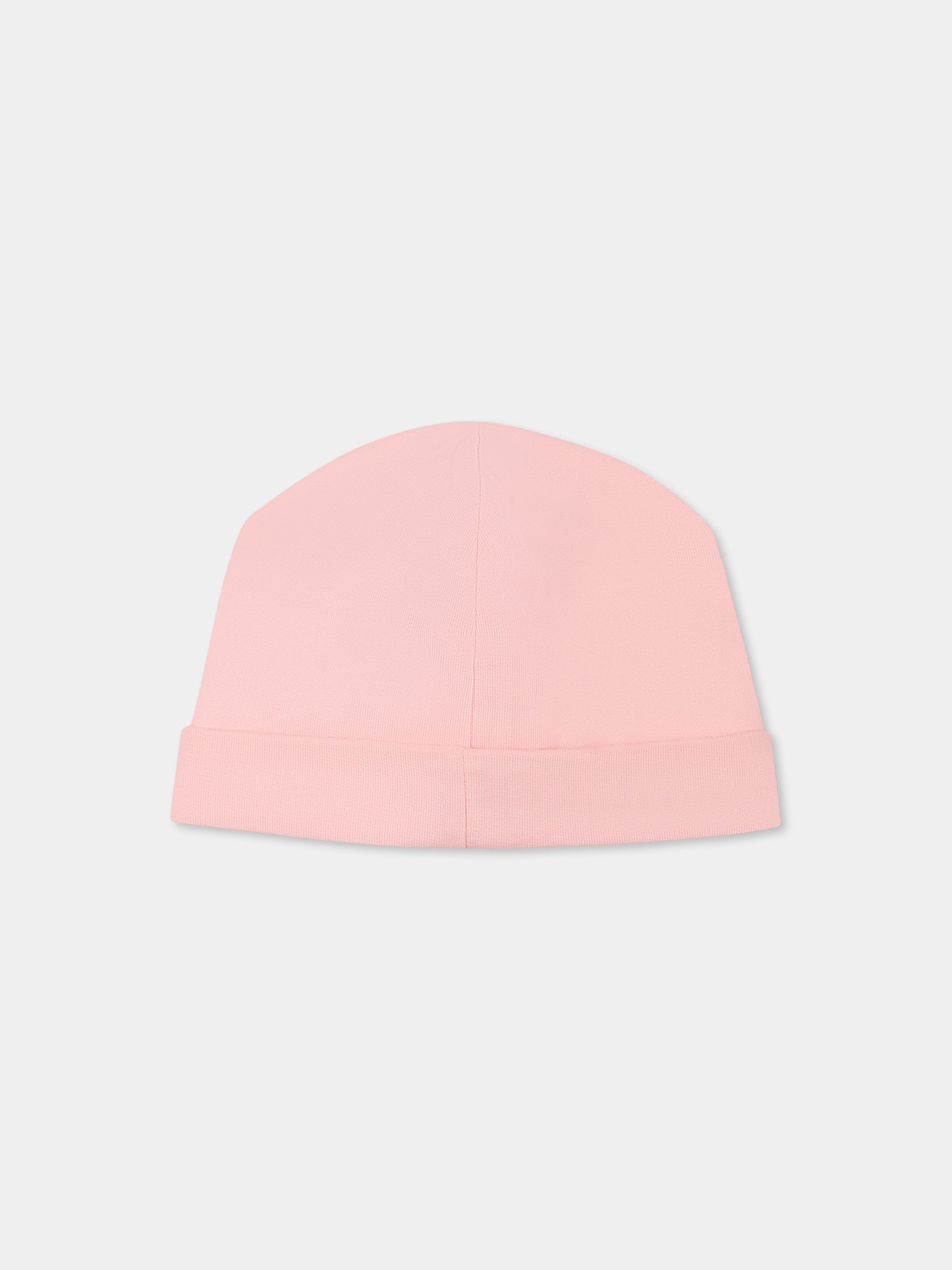 Set rosa per neonata con Teddy Bear e logo,Moschino Kids,MNY04G LCA19 50209