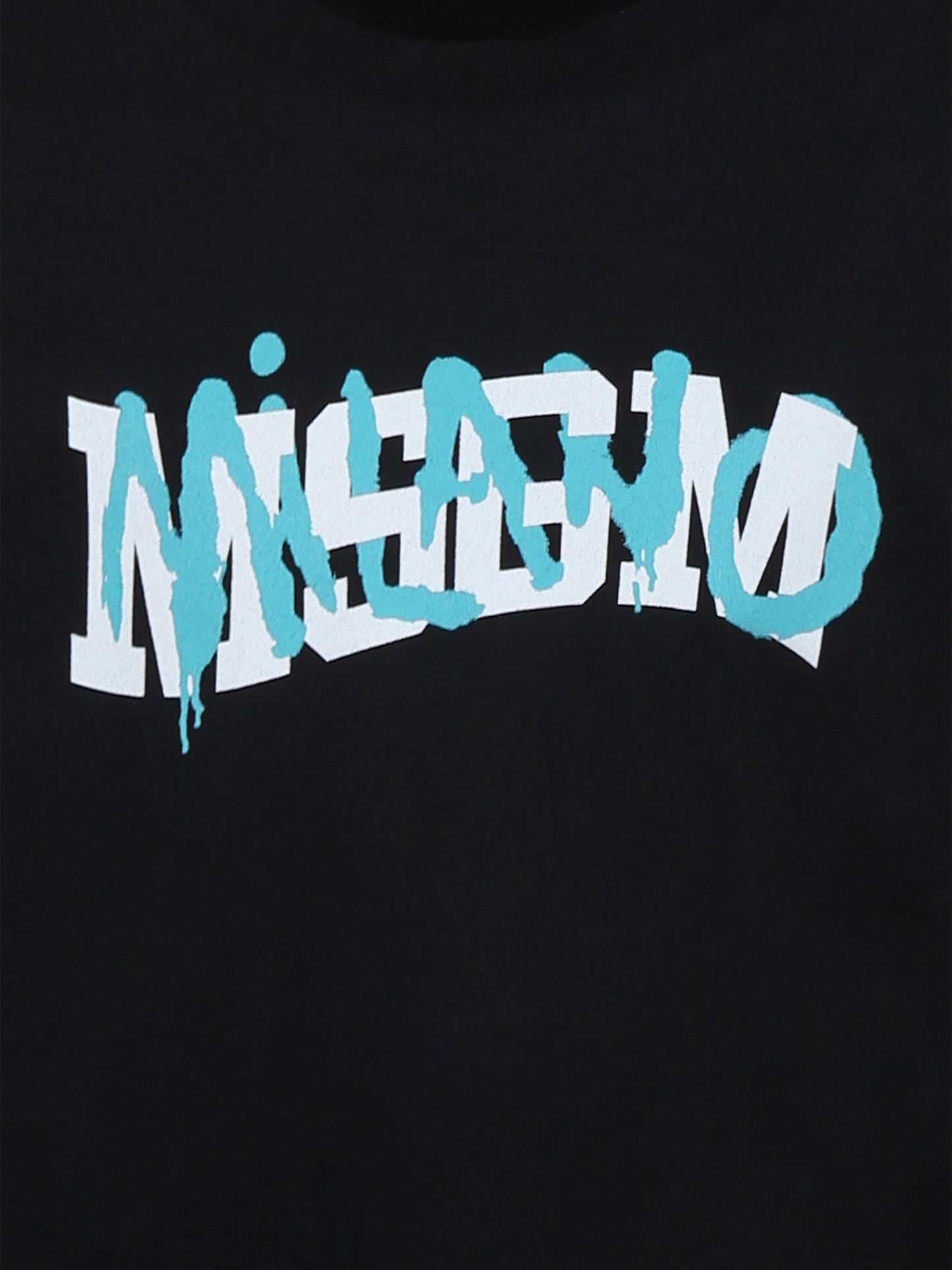 Black t-shirt for boy with logo