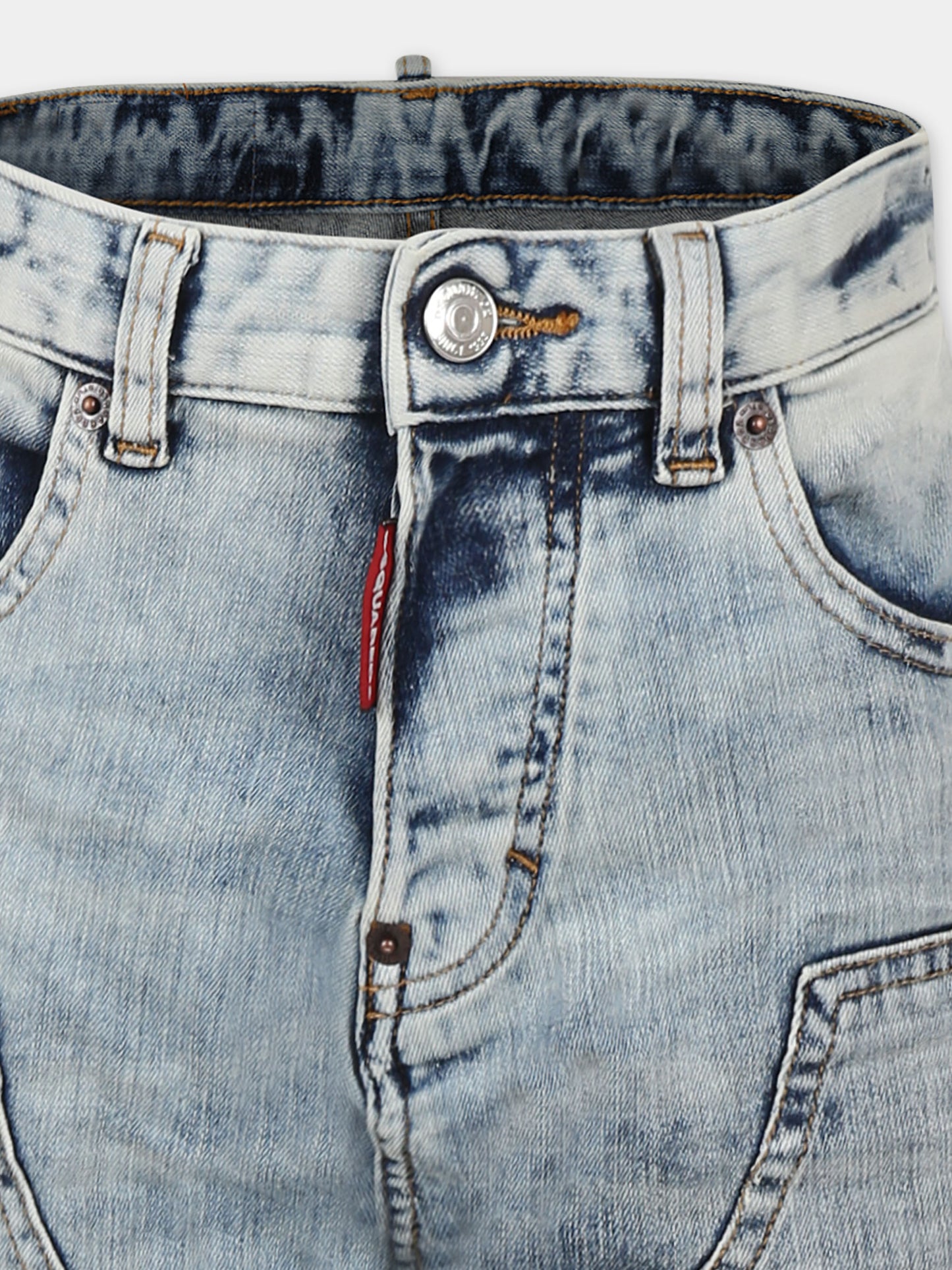 Jeans denim per bambino con logo,Dsquared2,DQ2636 D0AC2 D2P779M DQ01