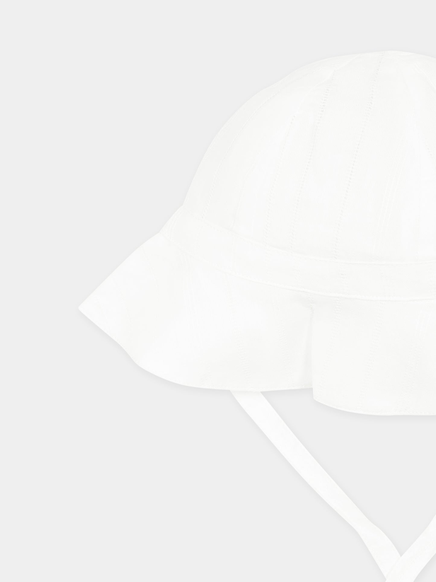 Cloche bianca per neonata,Petit Bateau,A0CEC ECUME 01