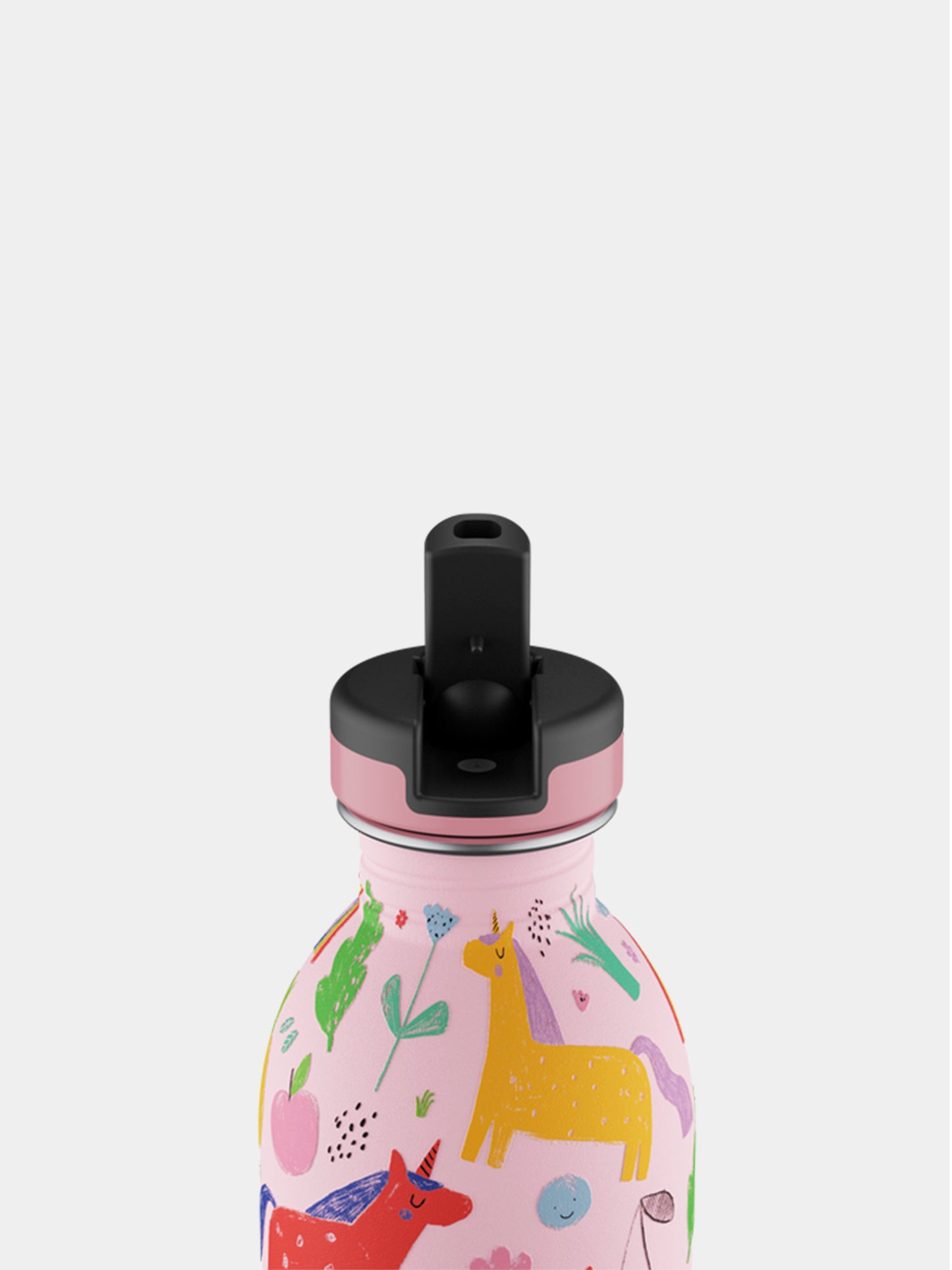 Borraccia rosa Magic Friends 250 ml per bambini,24bottles,001674 URBAN BOTTLE 250 MAGIC FRIENDS