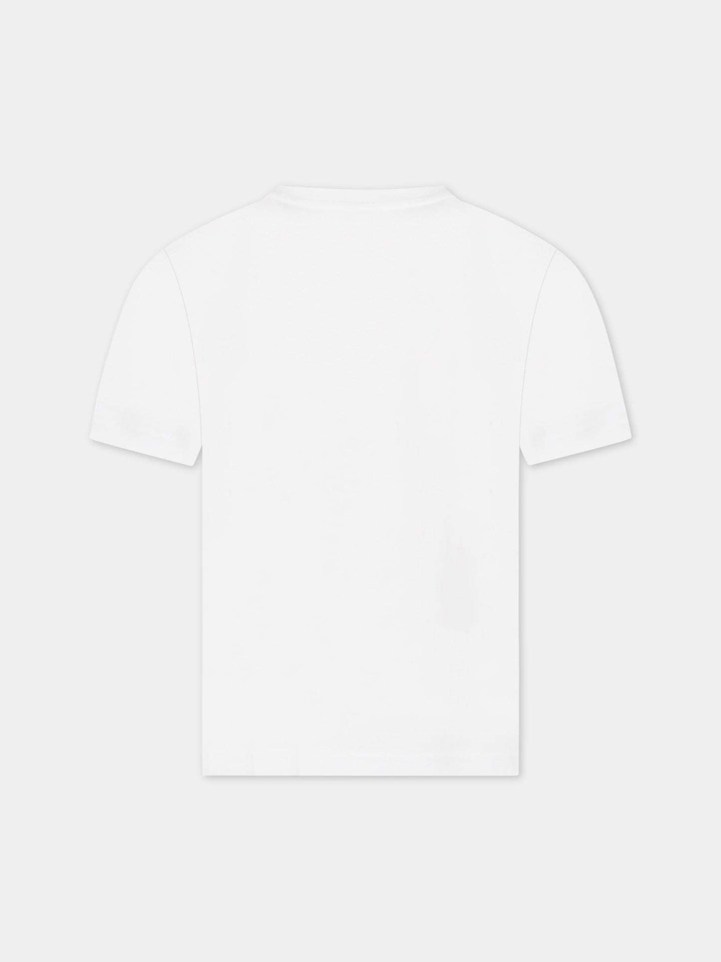 T-shirt bianca per bambino con logo,Burberry Kids,8061416