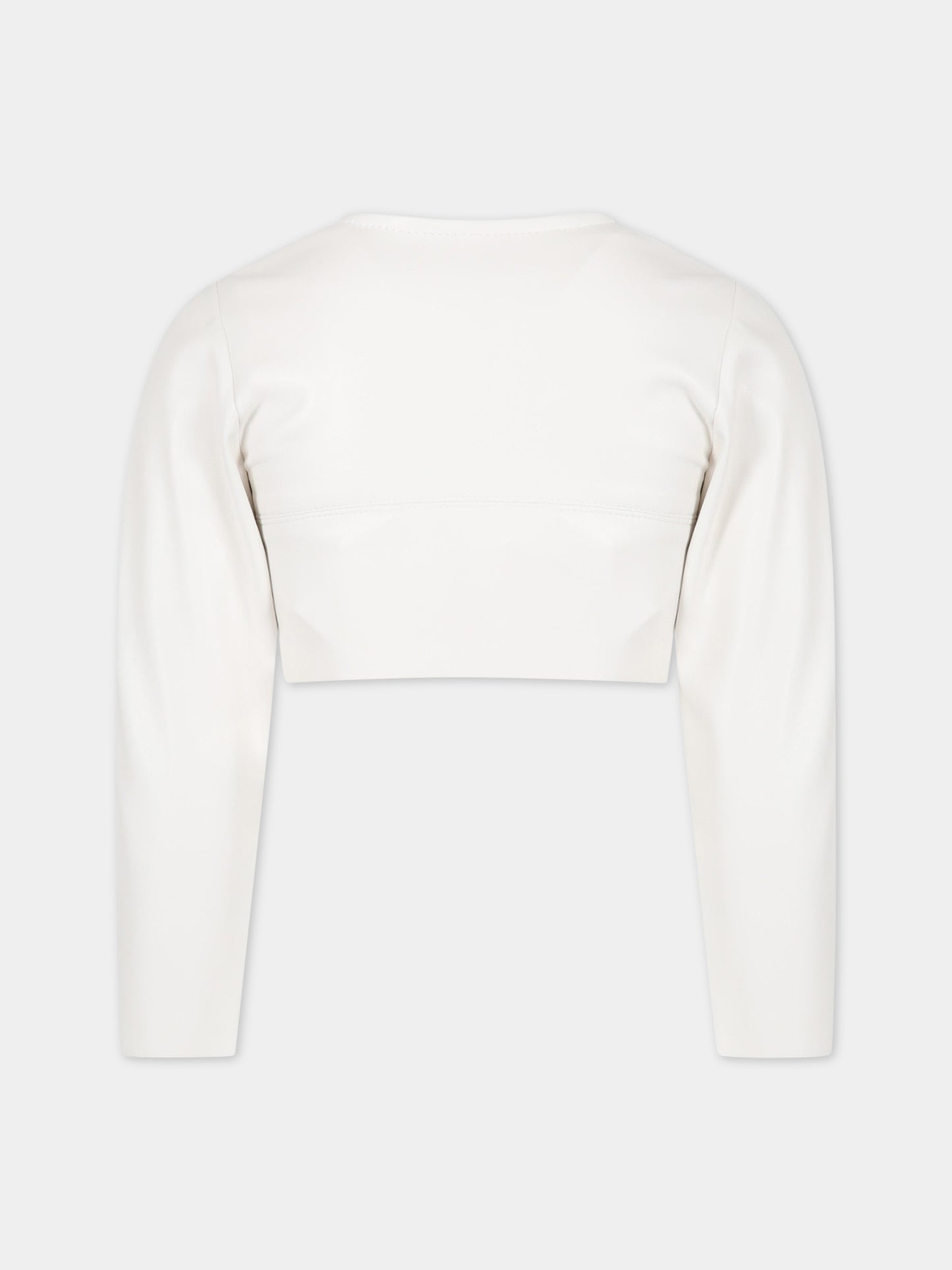 Giacca avorio per bambina,Monnalisa,71A102 1404 0001