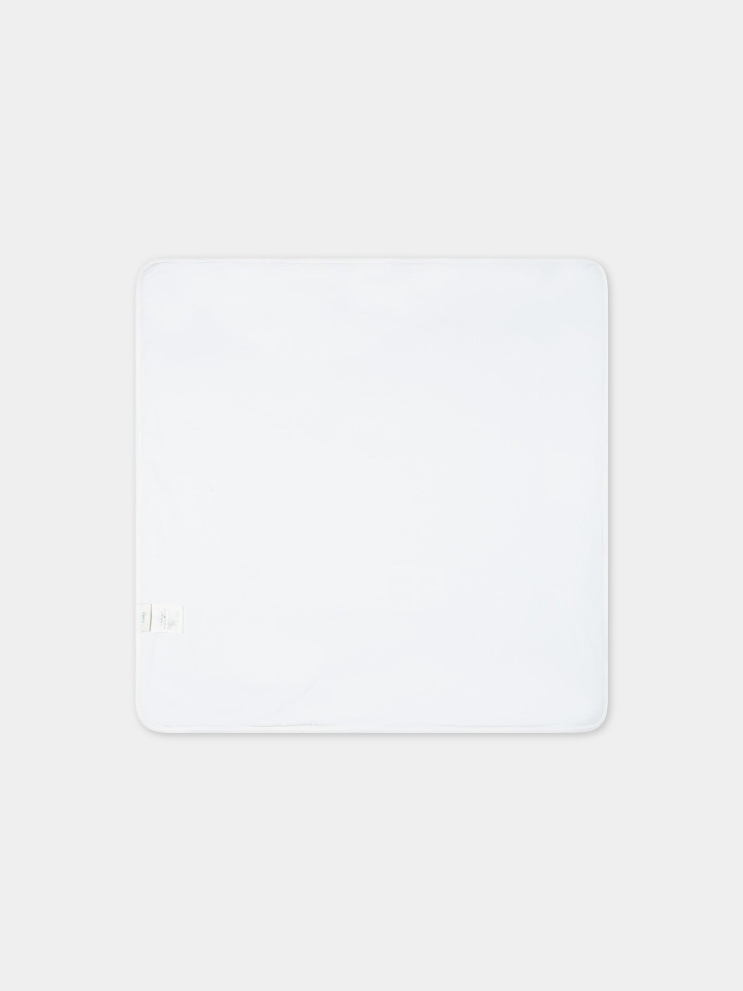 Coperta celeste per neonato con logo bianco,Fendi Kids,BUJ228 ST8 F19J4