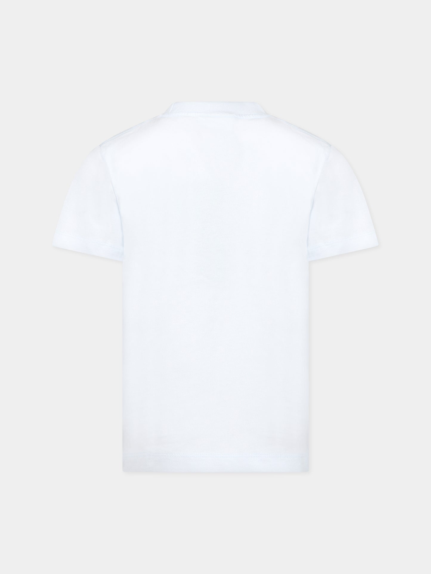 T-shirt multicolor per bambino con stampa dinosauri,Molo,1S23A205 7926