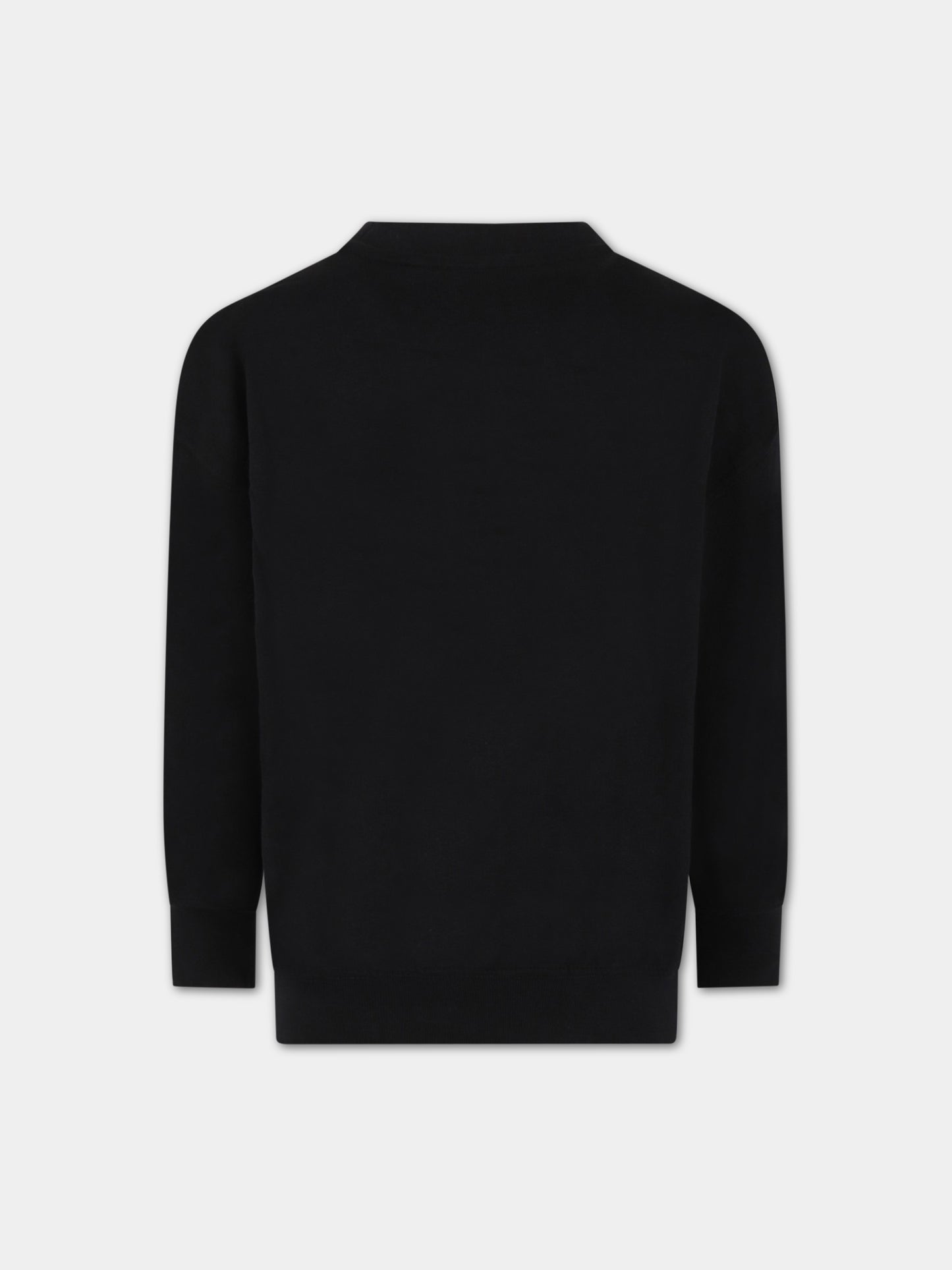 Felpa nera per bambini,Molo,1S23J202 0099