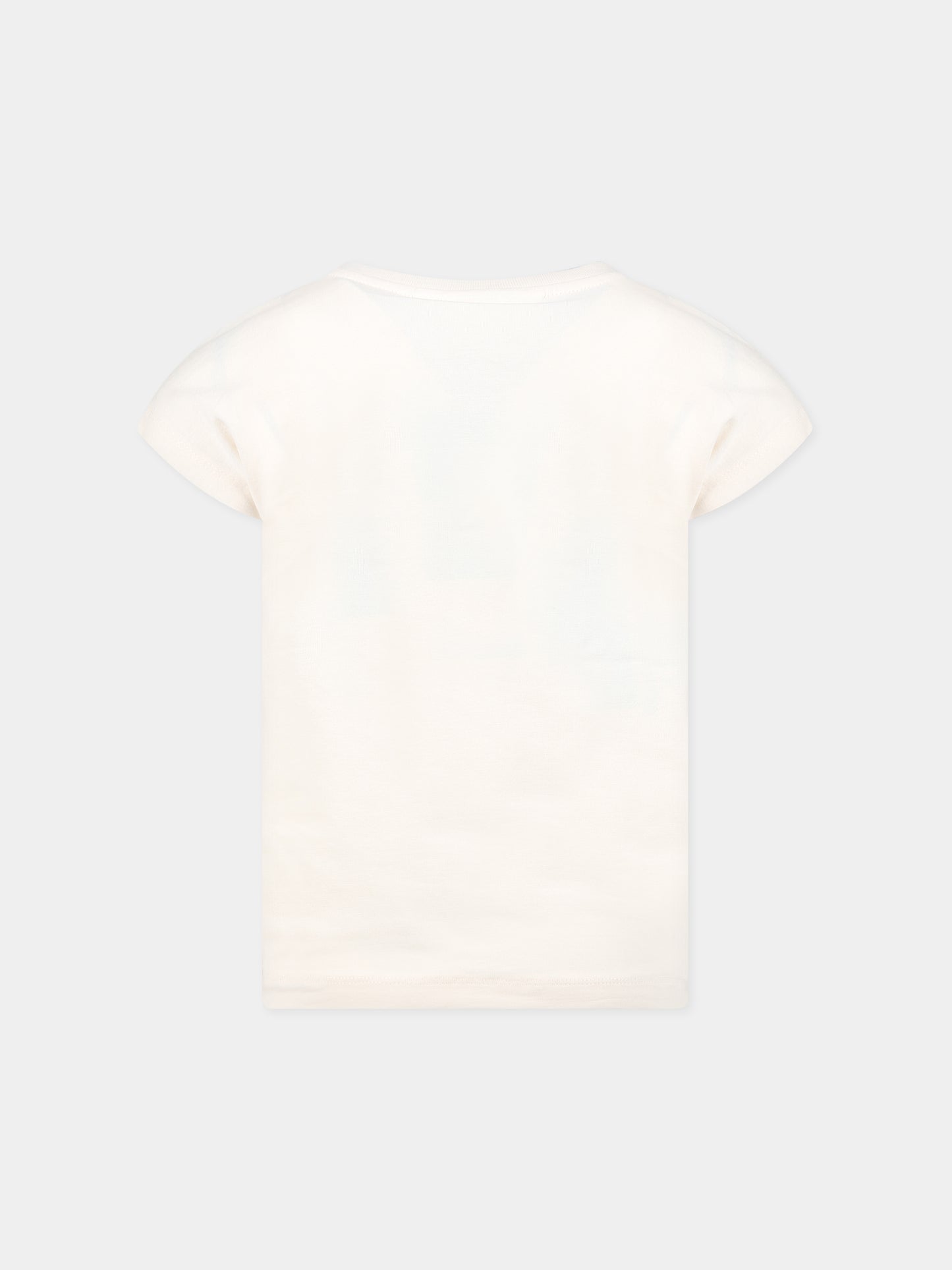 T-shirtavorio per bambina con stampa koala, fiori e frutta tropicale,Molo,2S23A226 3233