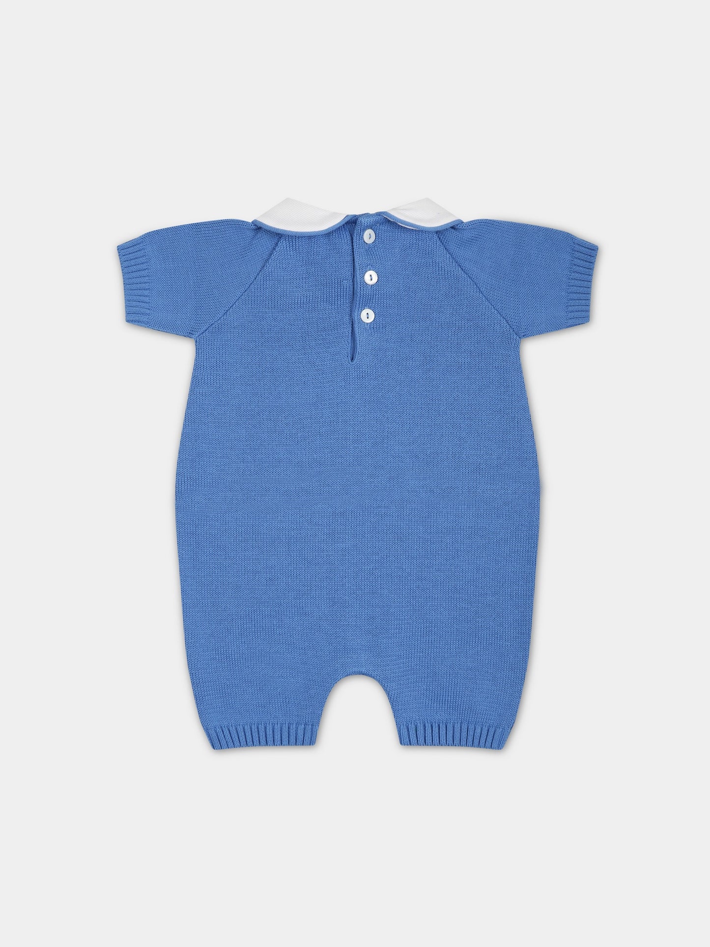 Pagliaccetto blu per neonato,Little Bear,6111 AZZURRO
