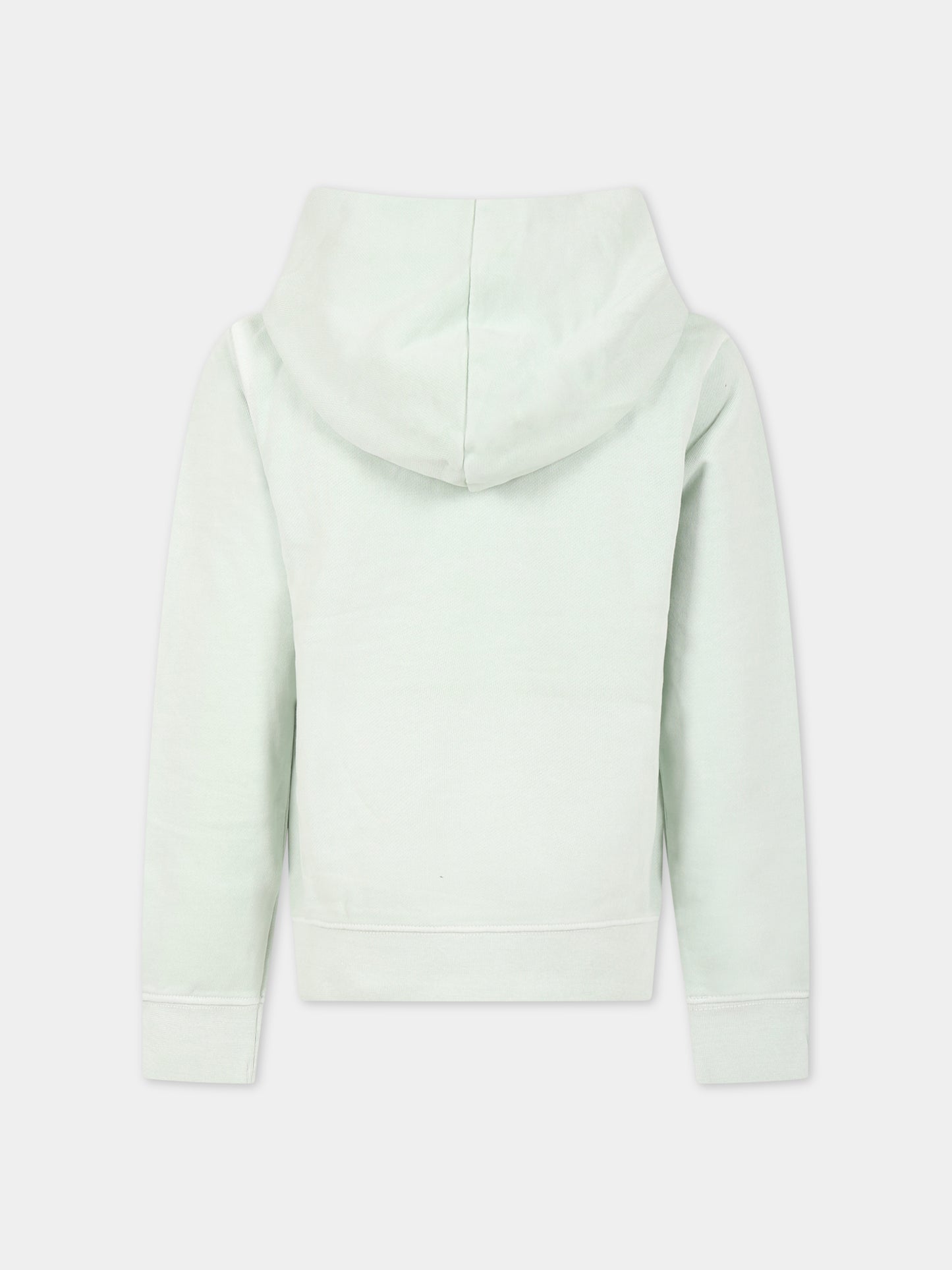 Felpa verde per bambini con scritta Art lover ,Zadig & Voltaire Kids,X25364 72E