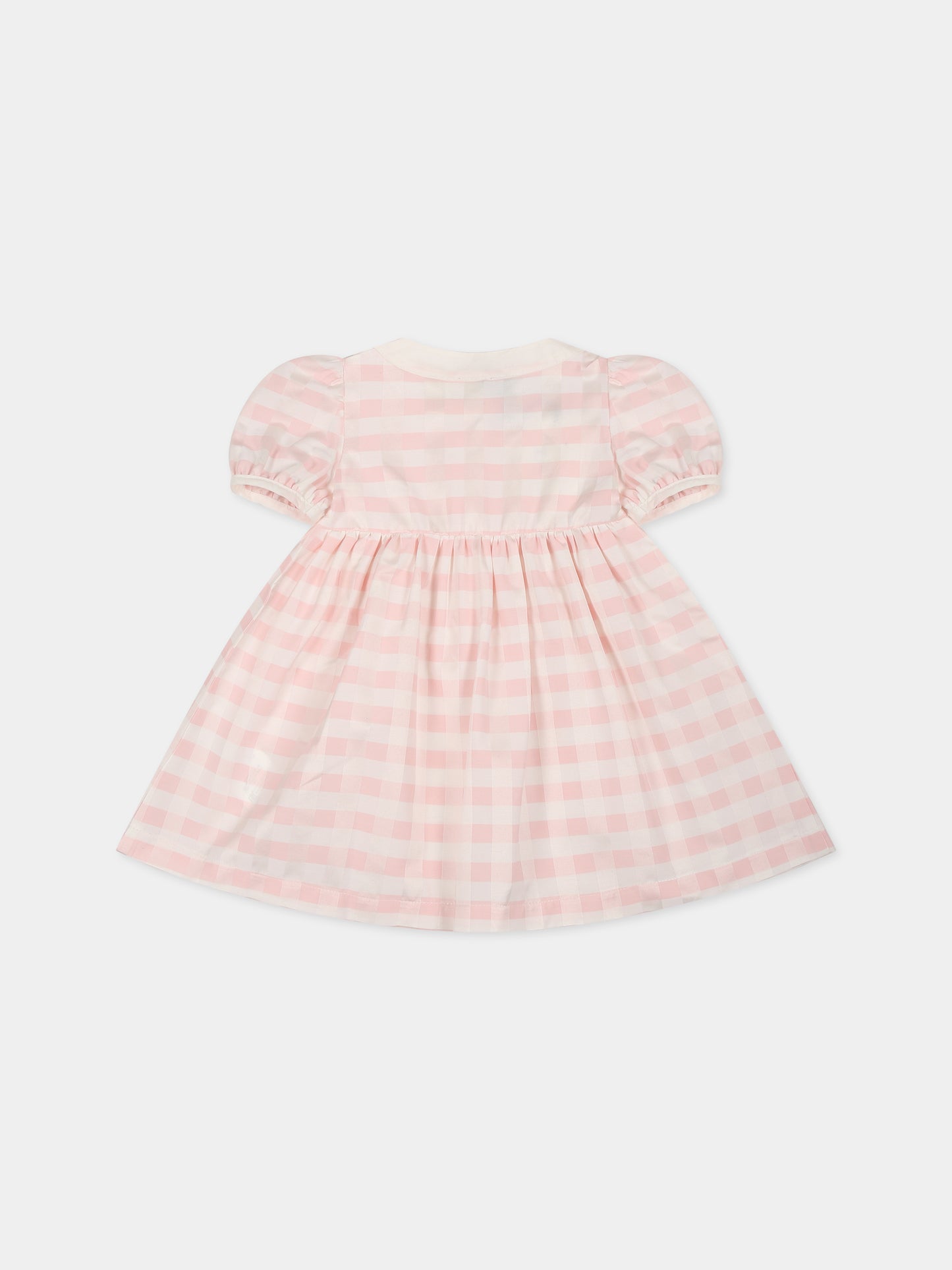 Vestito rosa per neonata,Le Petit Coco,LGAB030 CQ304 C004