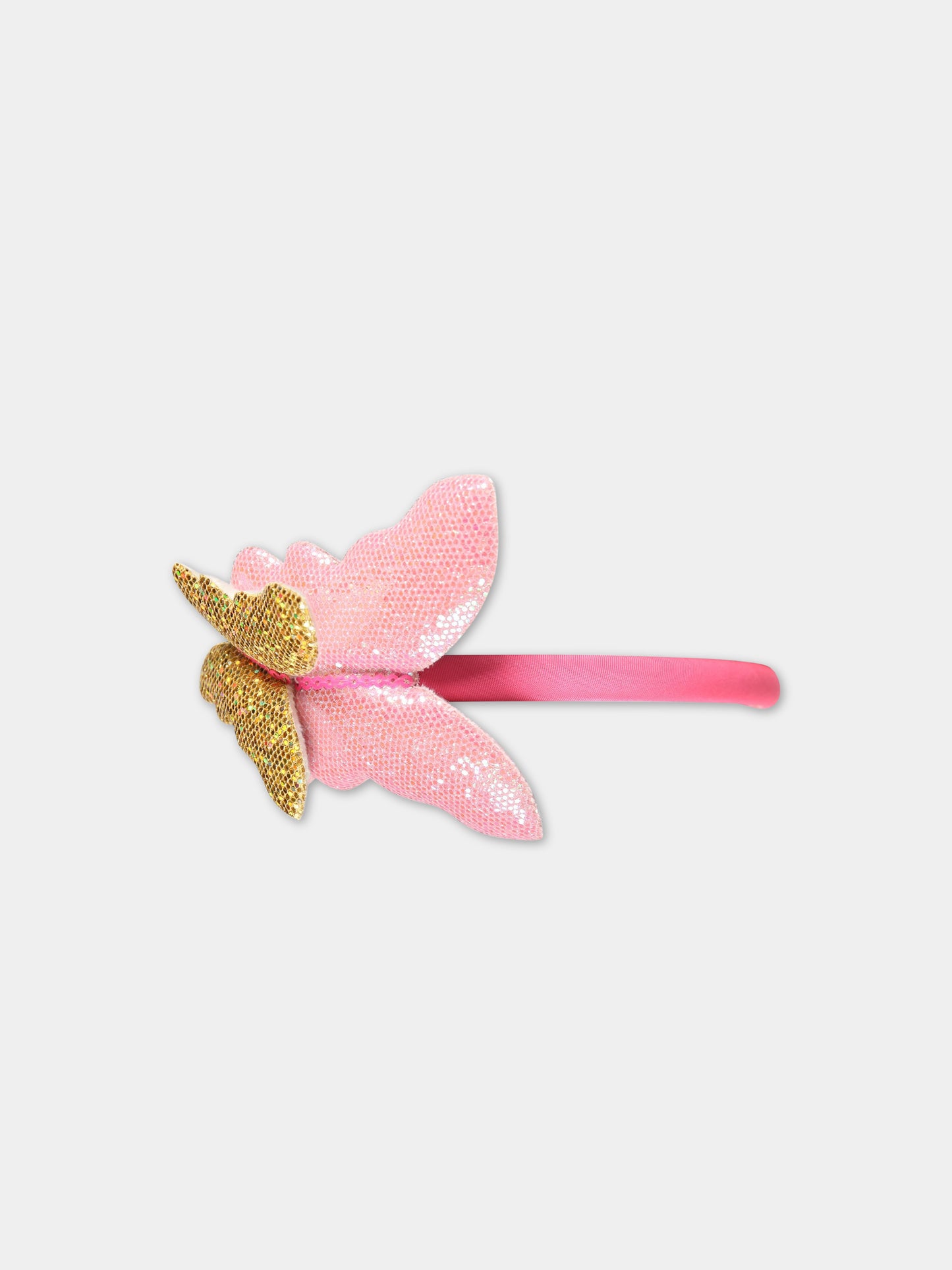 Cerchietto rosa per bambina con farfalle,Billieblush,U11139 Z41