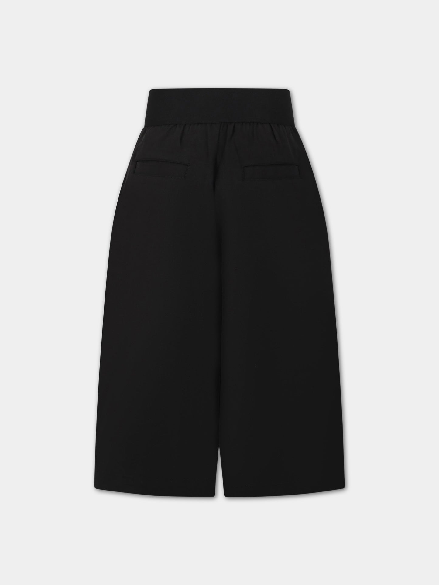 Pantaloni neri per bambina con logo,Dkny,D34A98 09B