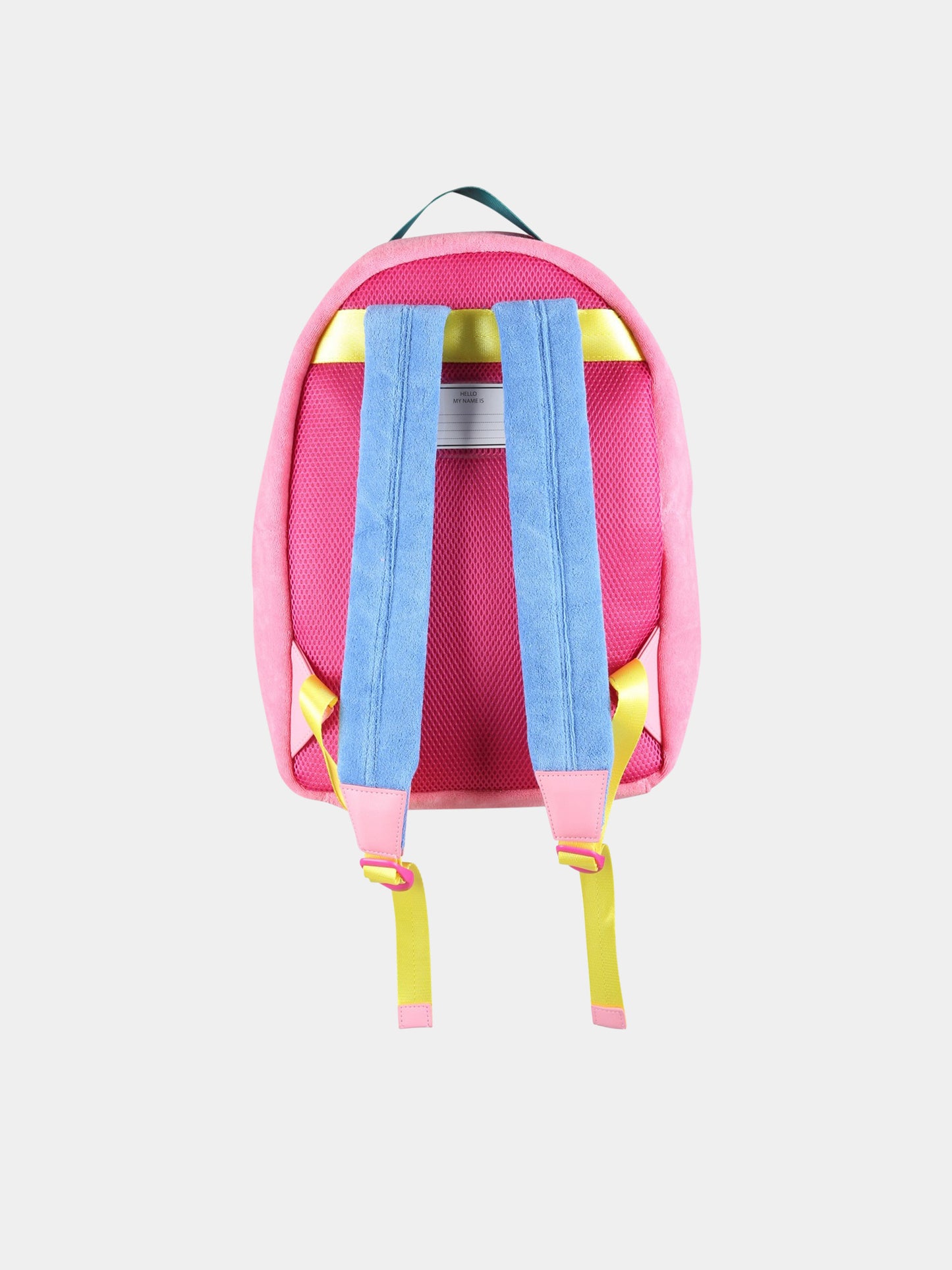 Zaino rosa per bambina con logo giallo,Little Marc Jacobs,W10211 Z41