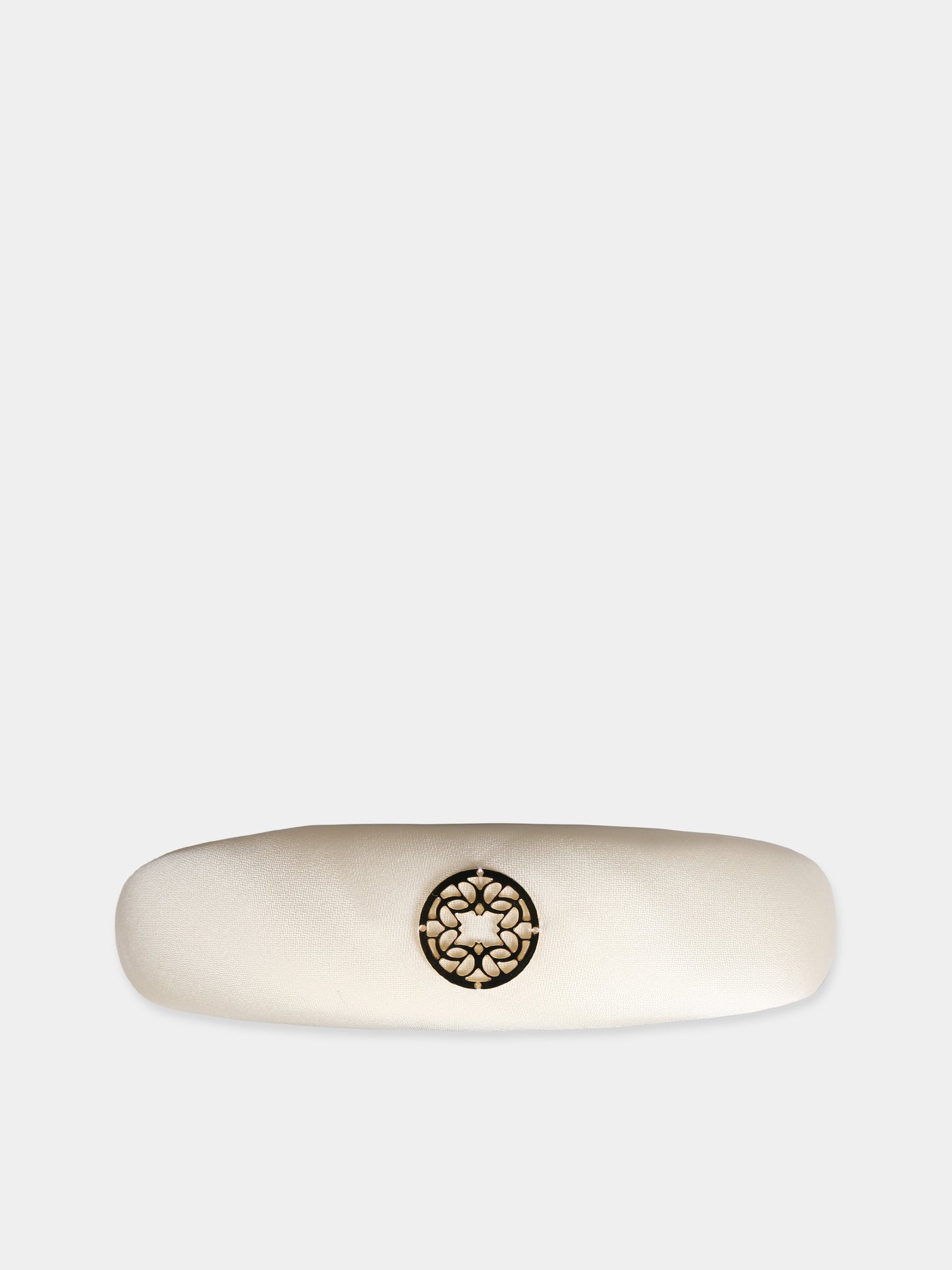 Cerchietto avorio per bambina con logo,Elie Saab,LS0A04 S0004 101