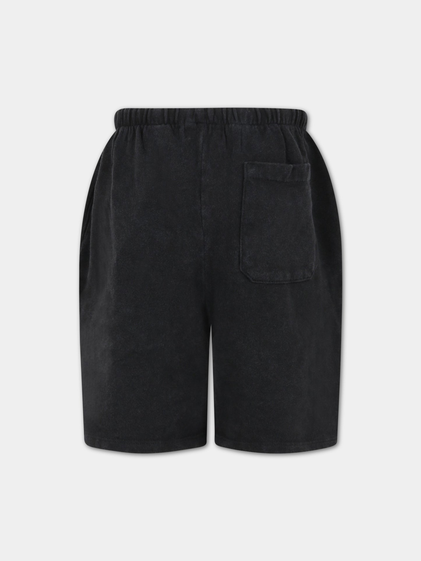 Shorts grigi per bambino con logo bianco,Bobo Choses,123AC069