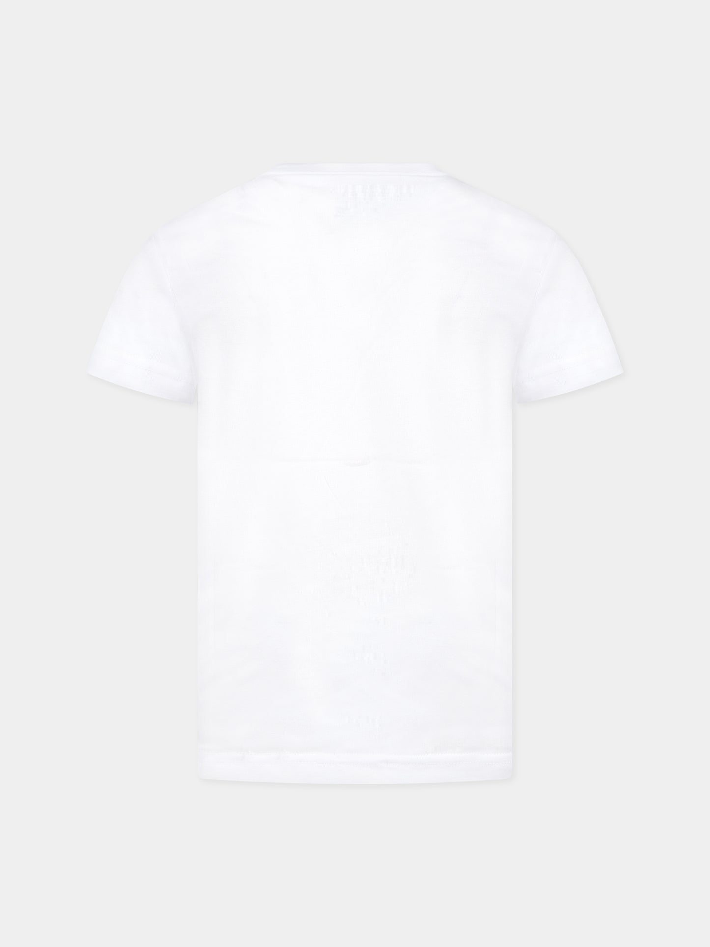 T-shirt bianca per bambina con stampa e logo,Levi's Kids,LK8EH882 8EH882 W1T